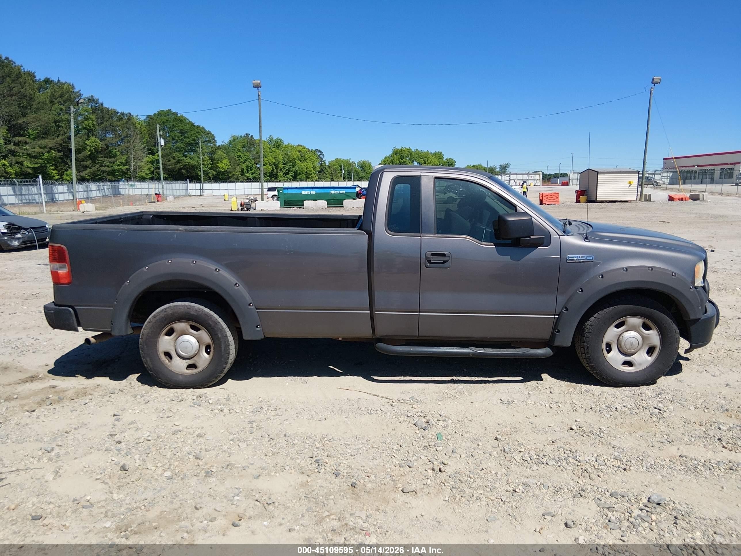 2008 Ford F-150 Stx/xl/xlt Gray vin: 1FTRF12238KE35394