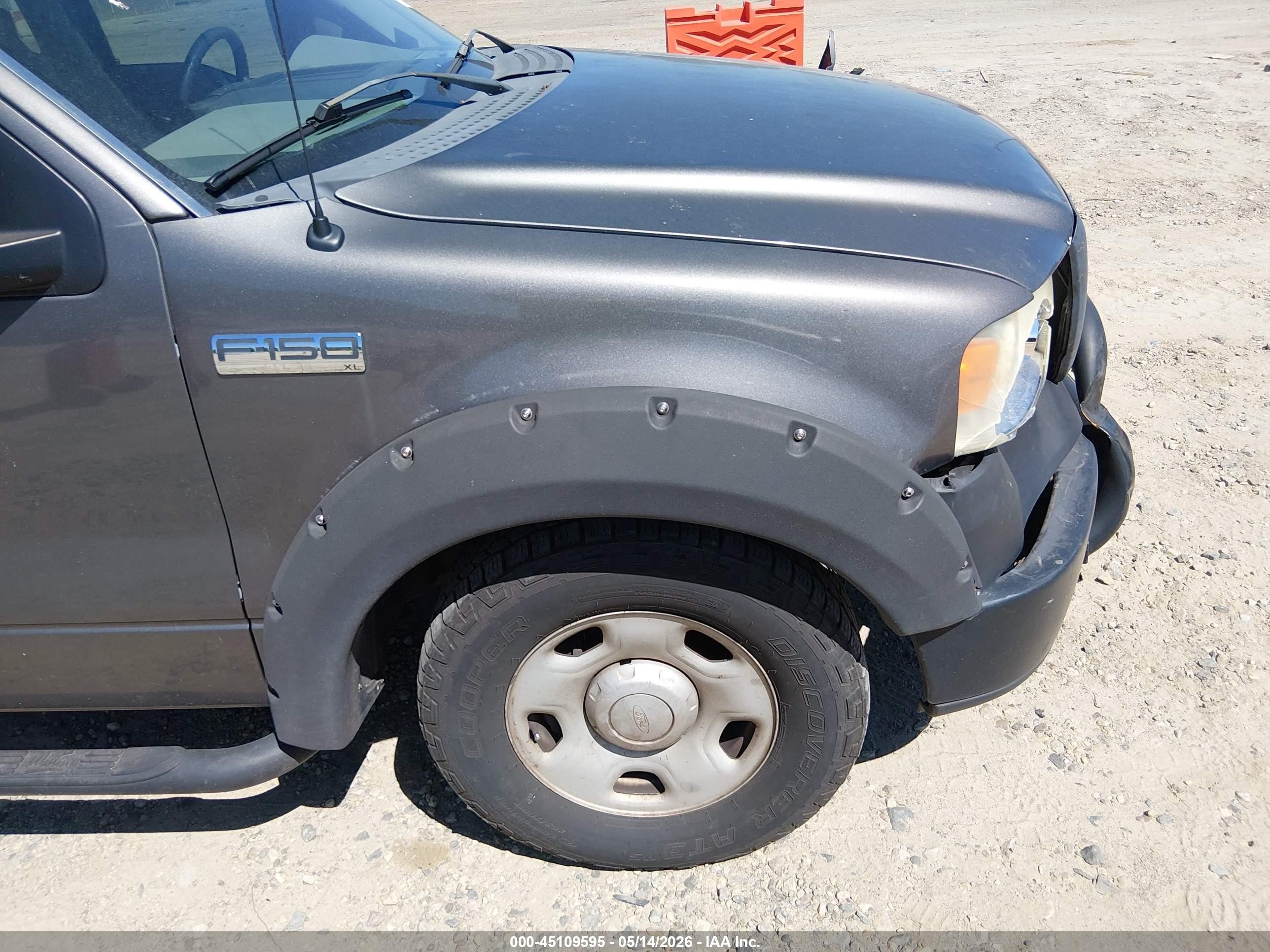 2008 Ford F-150 Stx/xl/xlt Gray vin: 1FTRF12238KE35394