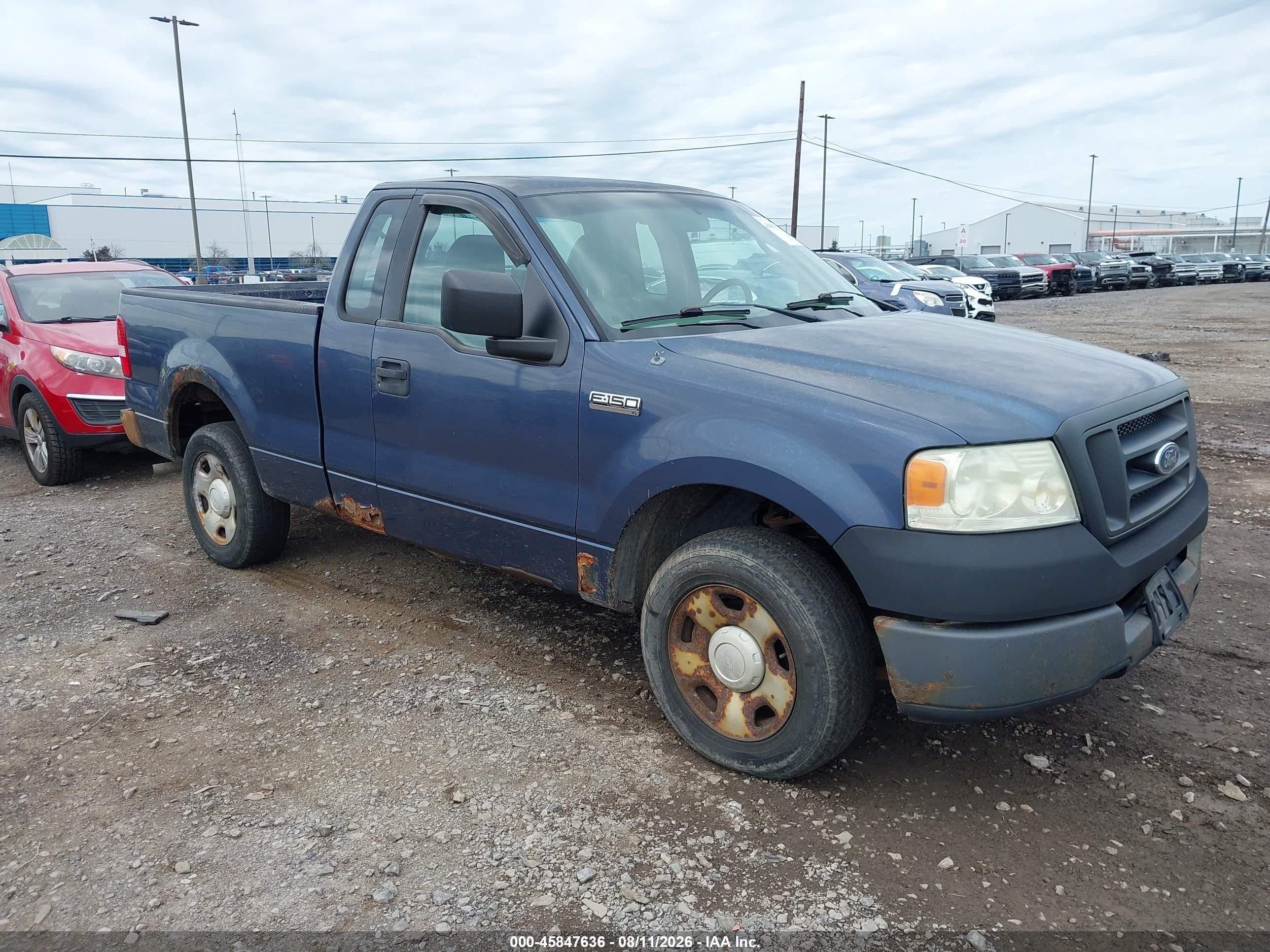 2005 Ford F-150 Stx/xl/xlt Dark Blue vin: 1FTRF12245NB18461