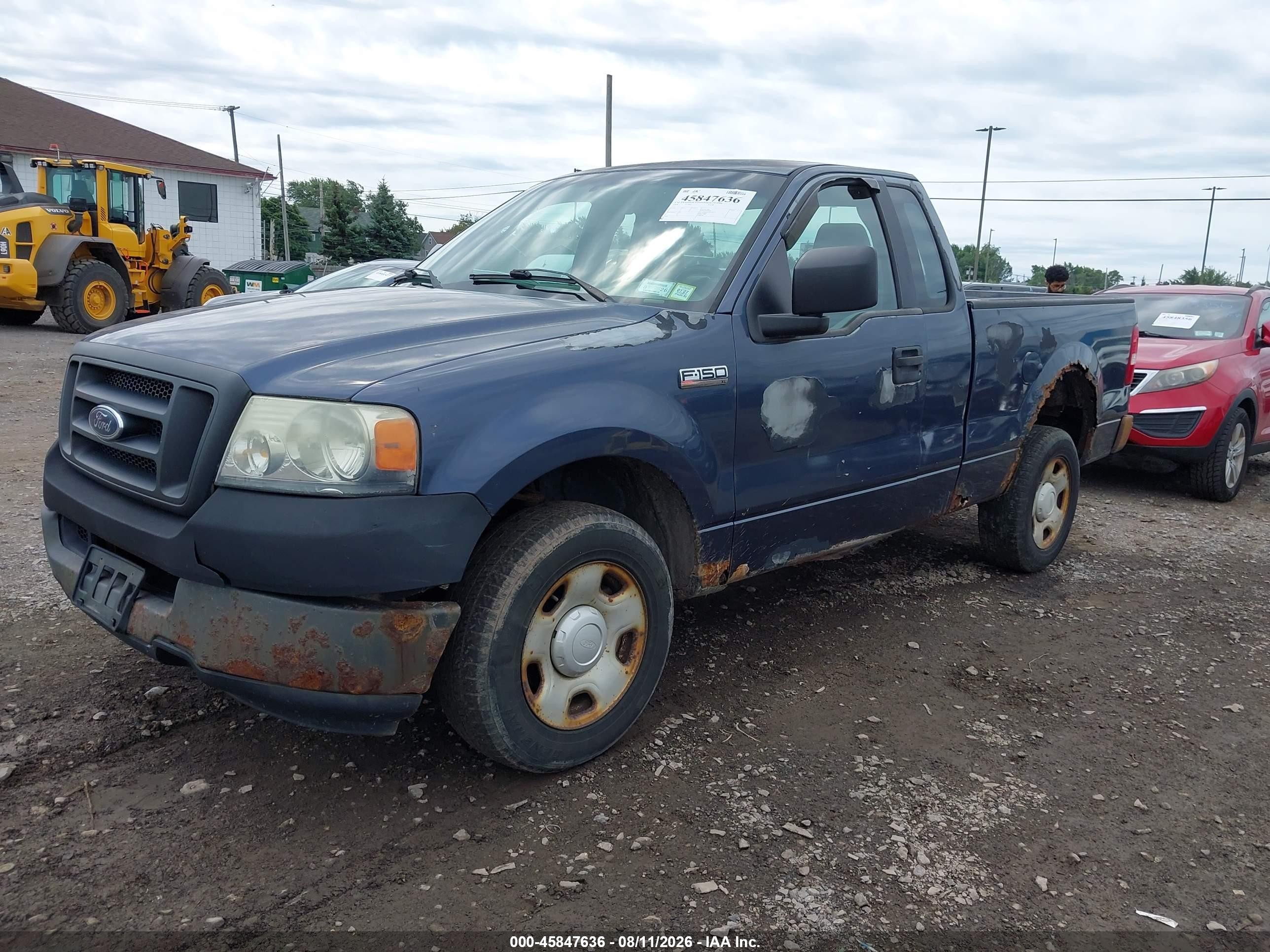 2005 Ford F-150 Stx/xl/xlt Dark Blue vin: 1FTRF12245NB18461