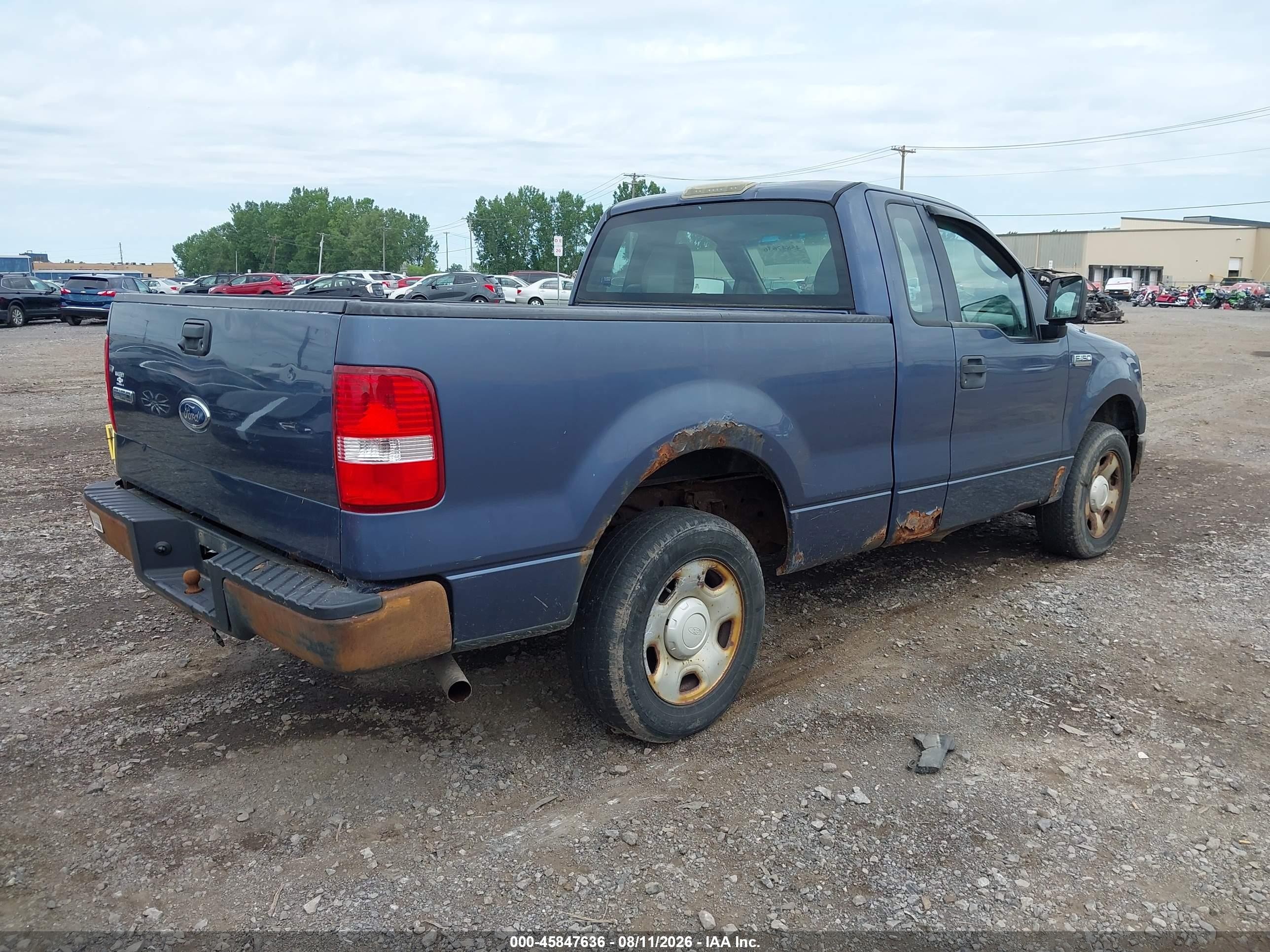 2005 Ford F-150 Stx/xl/xlt Dark Blue vin: 1FTRF12245NB18461