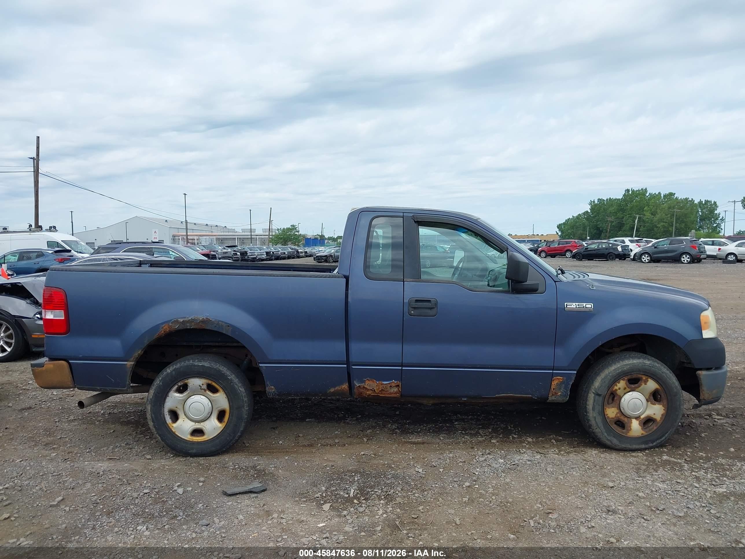 2005 Ford F-150 Stx/xl/xlt Dark Blue vin: 1FTRF12245NB18461