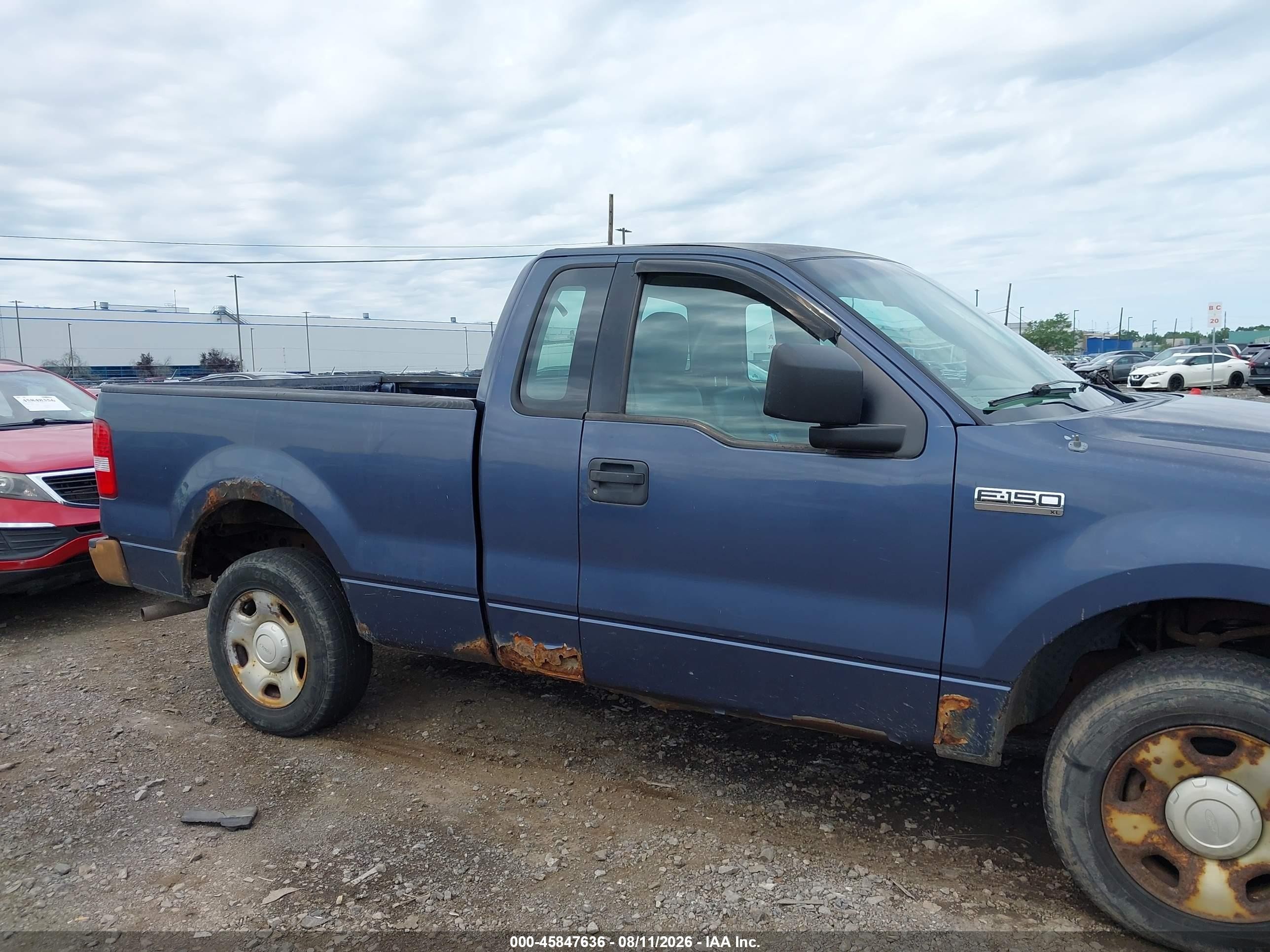 2005 Ford F-150 Stx/xl/xlt Dark Blue vin: 1FTRF12245NB18461