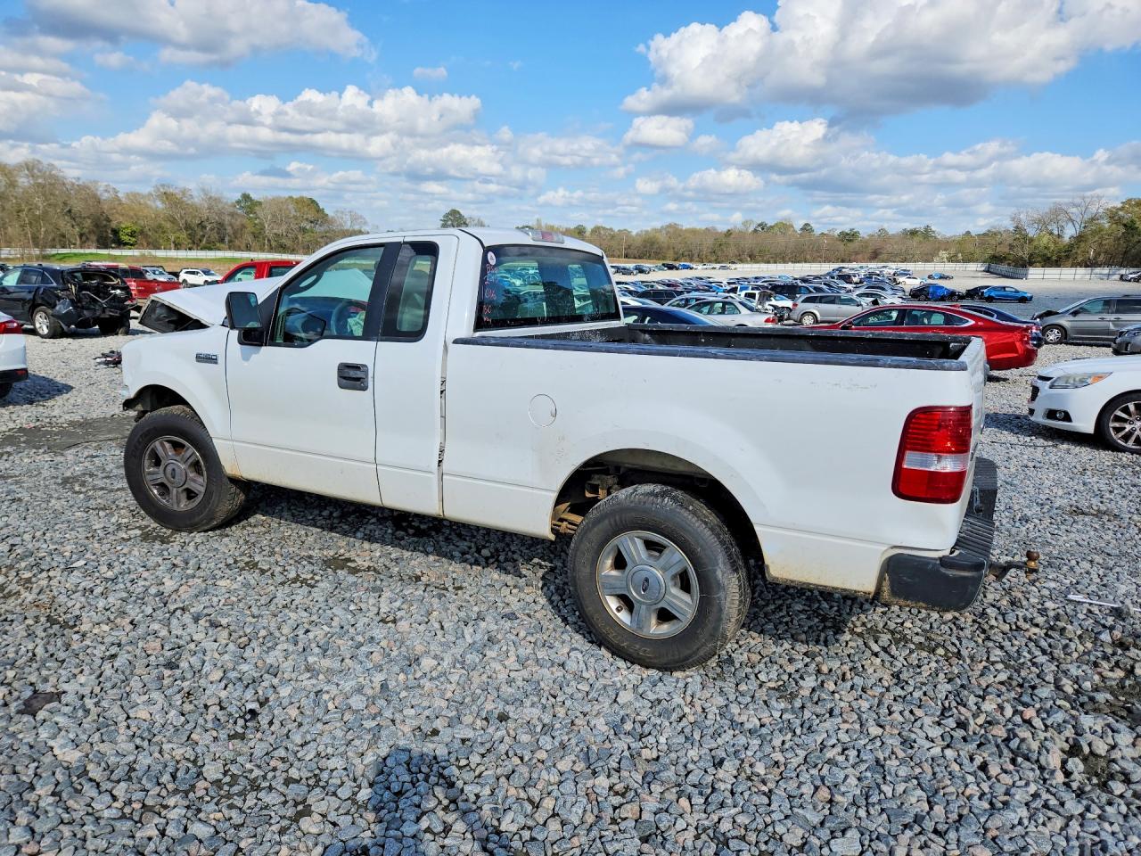 2005 Ford F150 White vin: 1FTRF12245NB31016