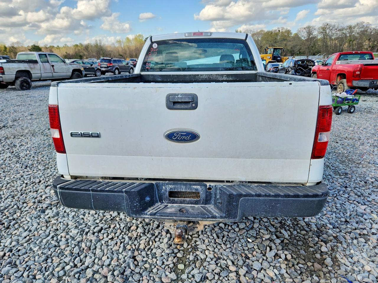 2005 Ford F150 White vin: 1FTRF12245NB31016