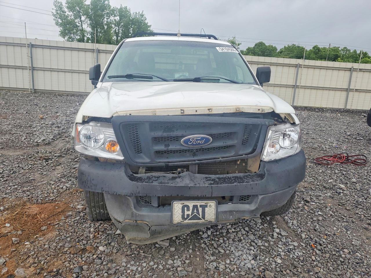 2005 Ford F150 White vin: 1FTRF12245NB87599