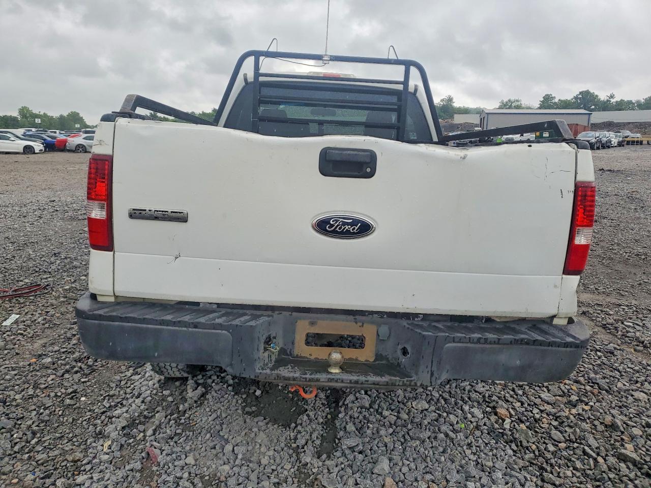 2005 Ford F150 White vin: 1FTRF12245NB87599