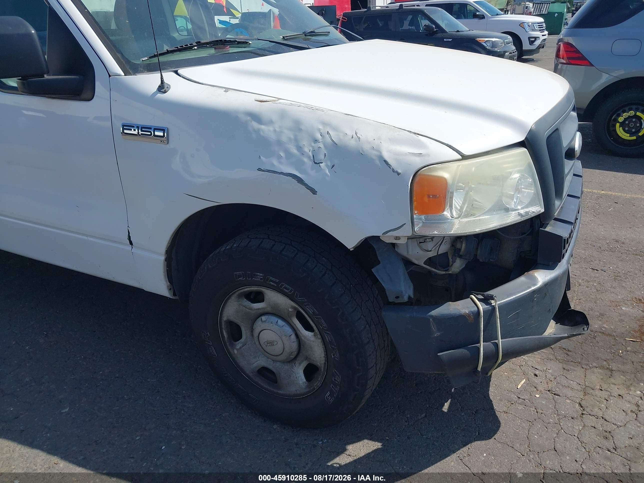 2006 Ford F-150 Stx/xl/xlt White vin: 1FTRF12246KD28643