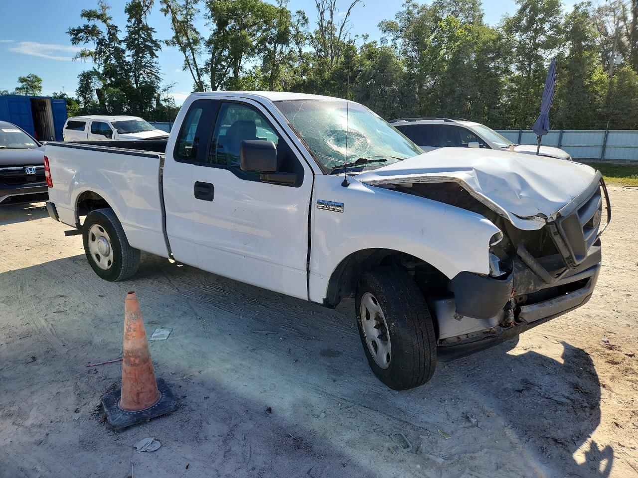 2006 Ford F150 White vin: 1FTRF12246NA80733
