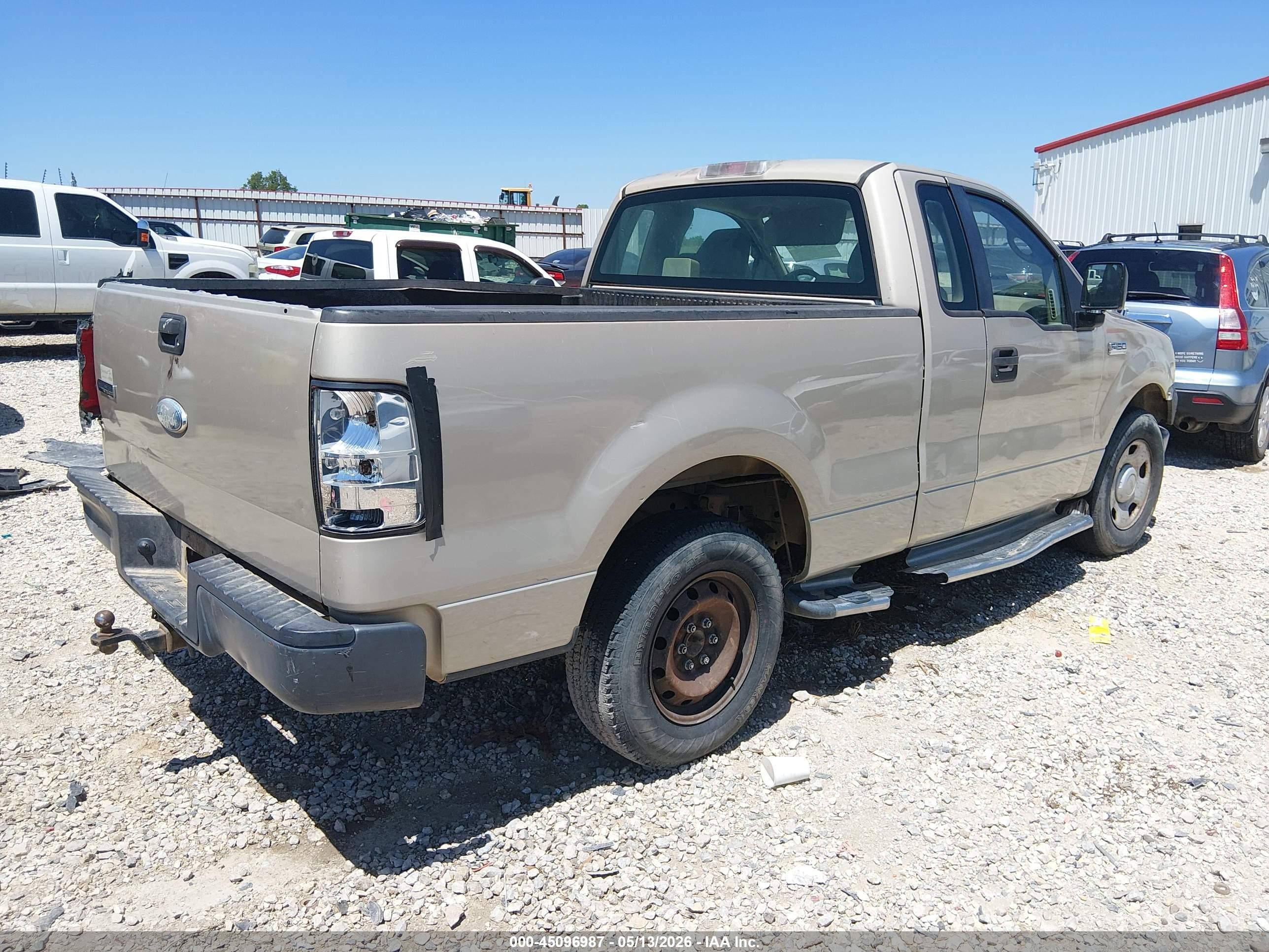 2007 Ford F-150 Stx/xl/xlt Gold vin: 1FTRF12247KD45315