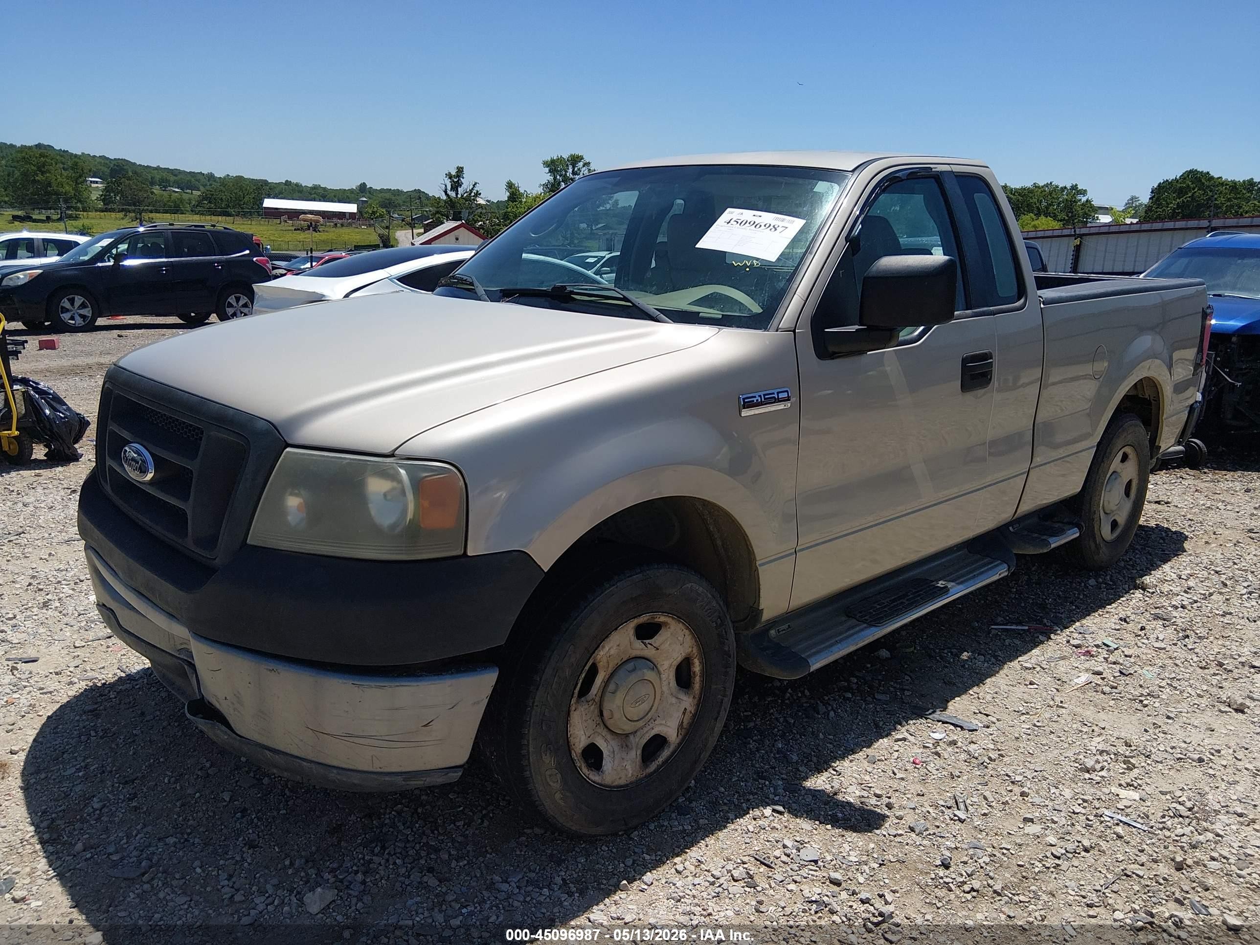 2007 Ford F-150 Stx/xl/xlt Gold vin: 1FTRF12247KD45315
