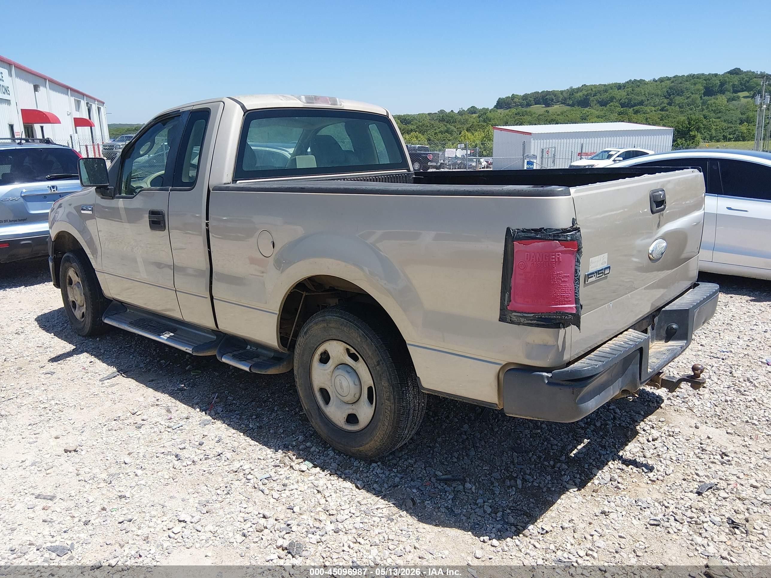 2007 Ford F-150 Stx/xl/xlt Gold vin: 1FTRF12247KD45315
