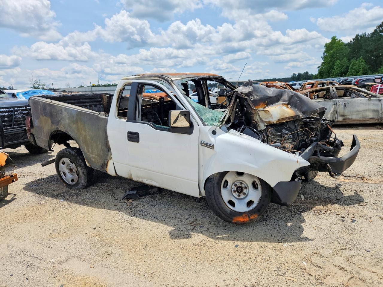 2007 Ford F150 Burn vin: 1FTRF12247NA59222