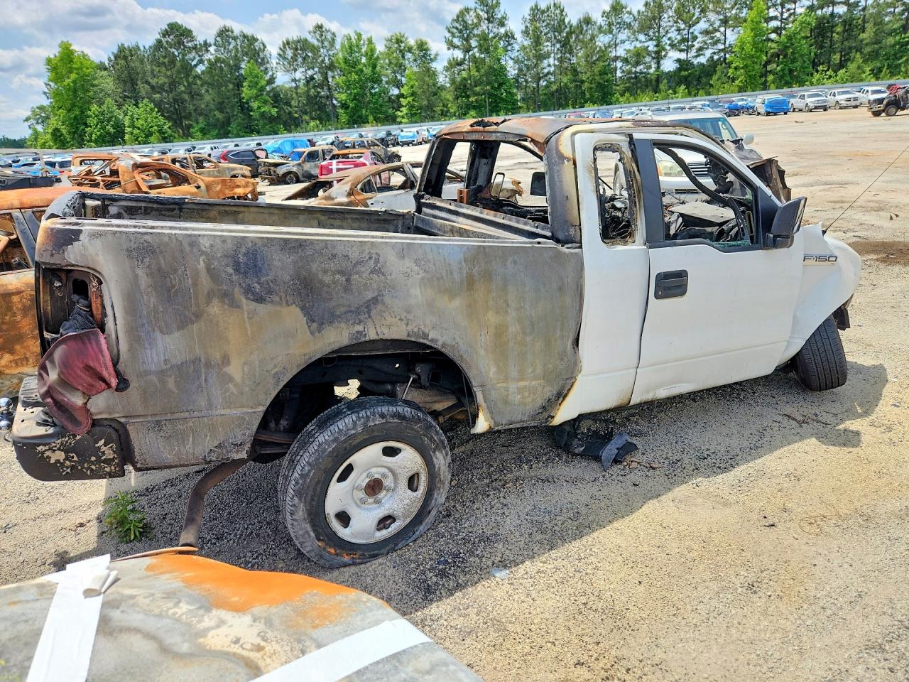 2007 Ford F150 Burn vin: 1FTRF12247NA59222