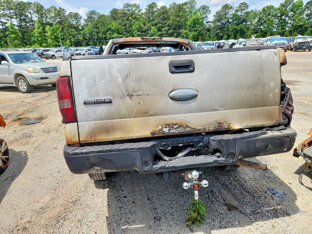 2007 Ford F150 Burn vin: 1FTRF12247NA59222