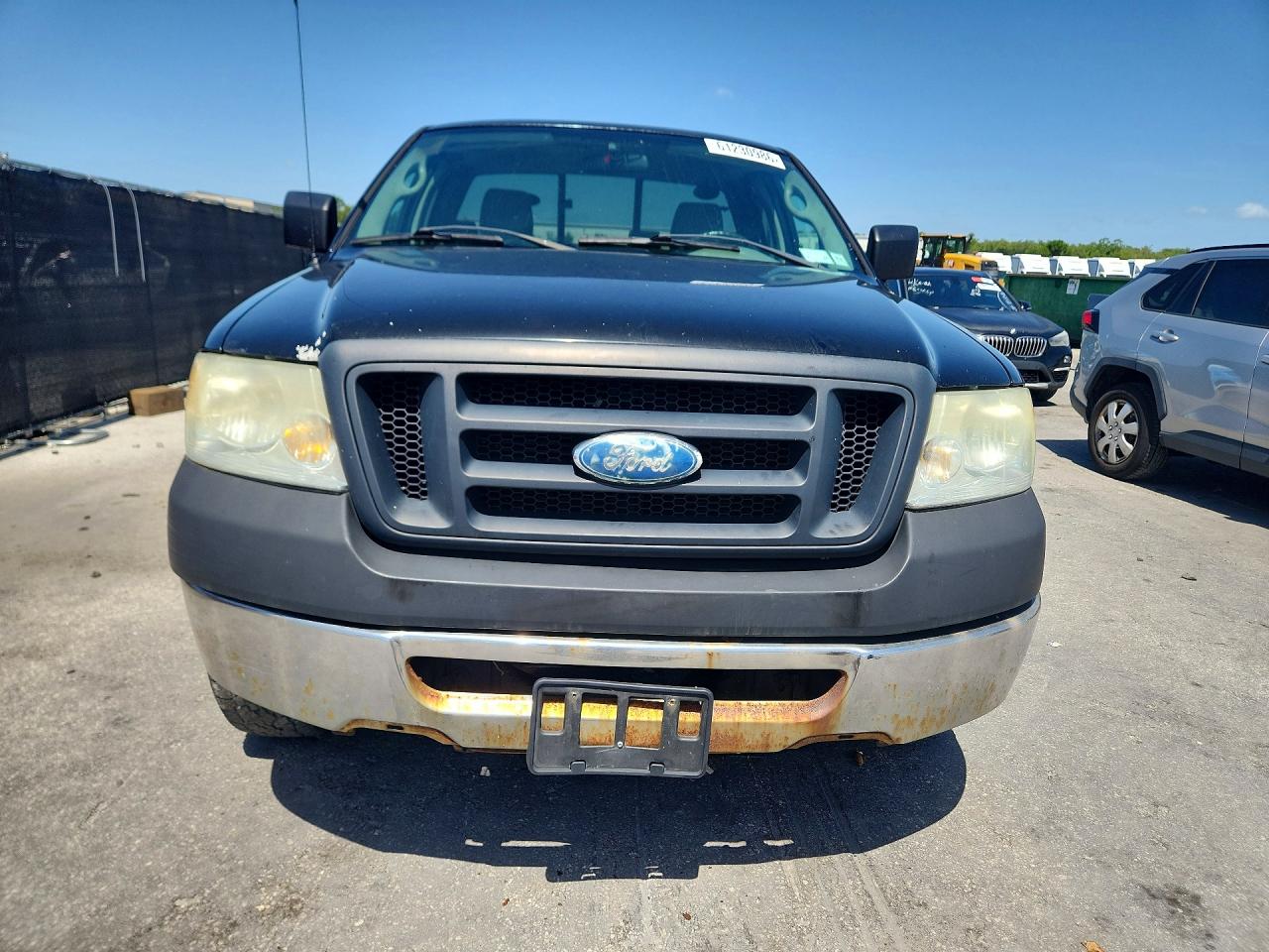 2007 Ford F150 Black vin: 1FTRF12247NA73492