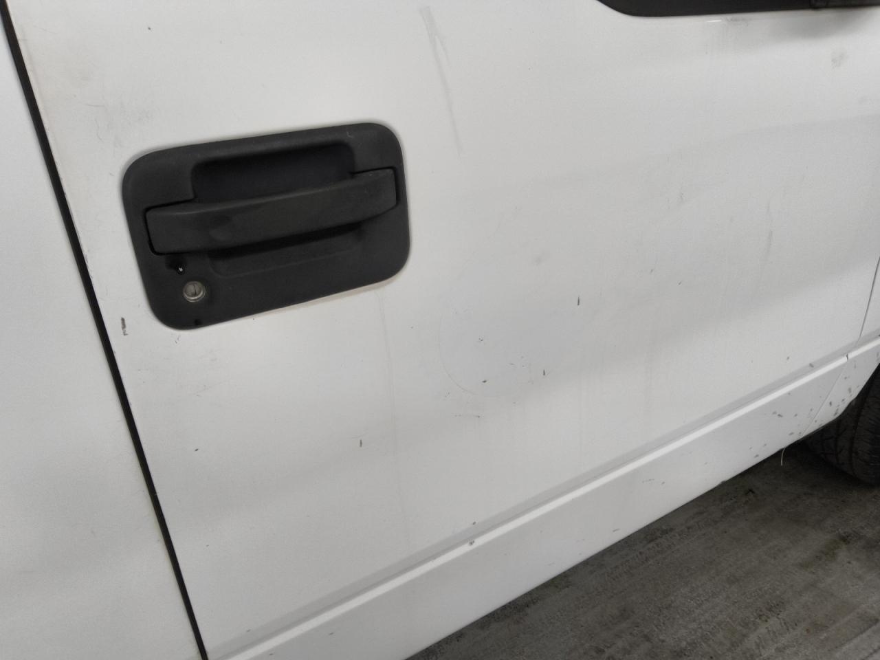 2008 Ford F150 White vin: 1FTRF12248KB70100 Damage: Right Front Door, Heavy Scratch, 1 To 2 Inches