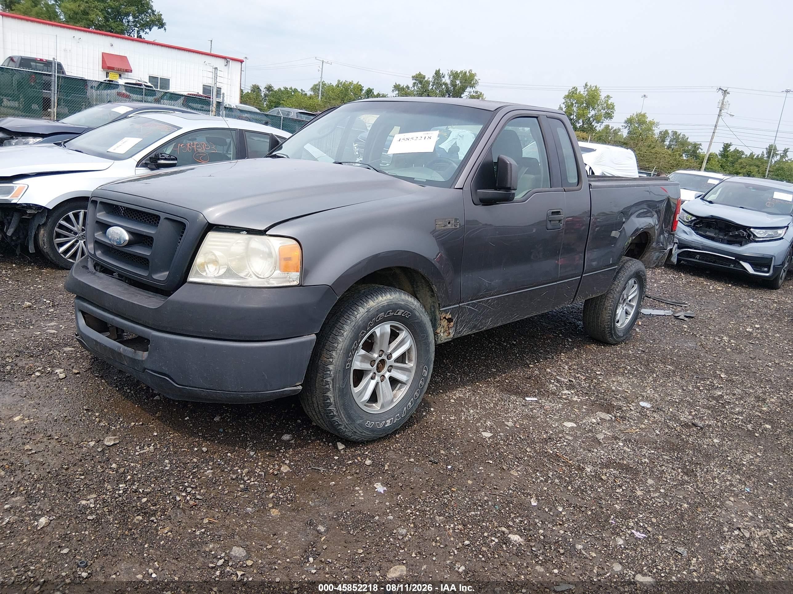 2008 Ford F-150 Stx/xl/xlt Gray vin: 1FTRF12248KB71831