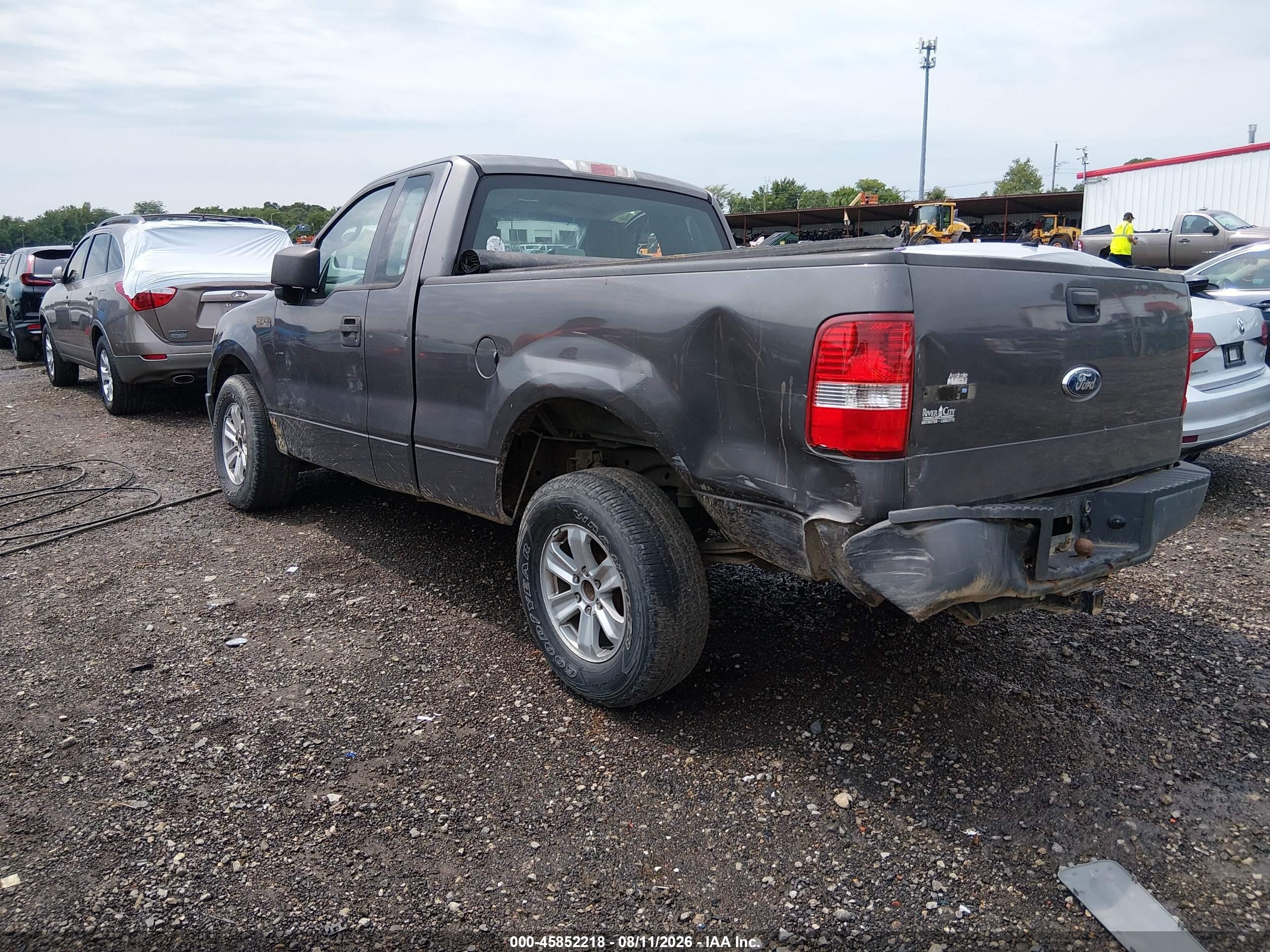 2008 Ford F-150 Stx/xl/xlt Gray vin: 1FTRF12248KB71831