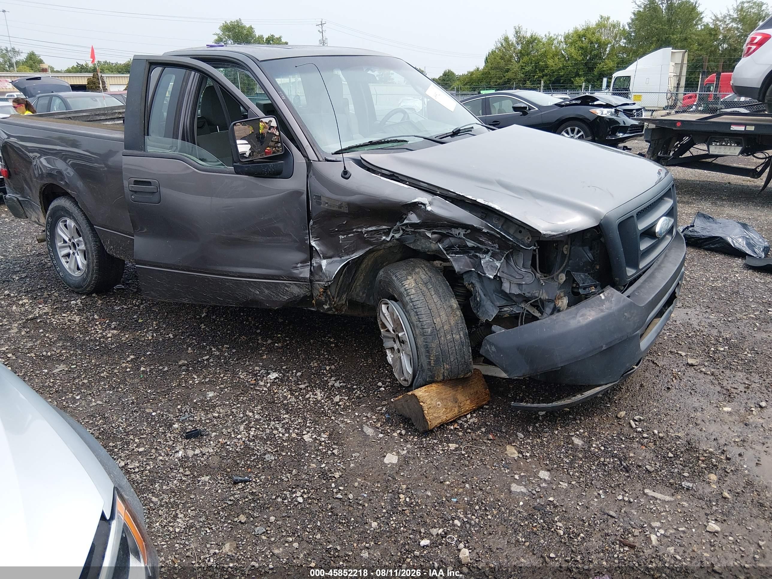 2008 Ford F-150 Stx/xl/xlt Gray vin: 1FTRF12248KB71831