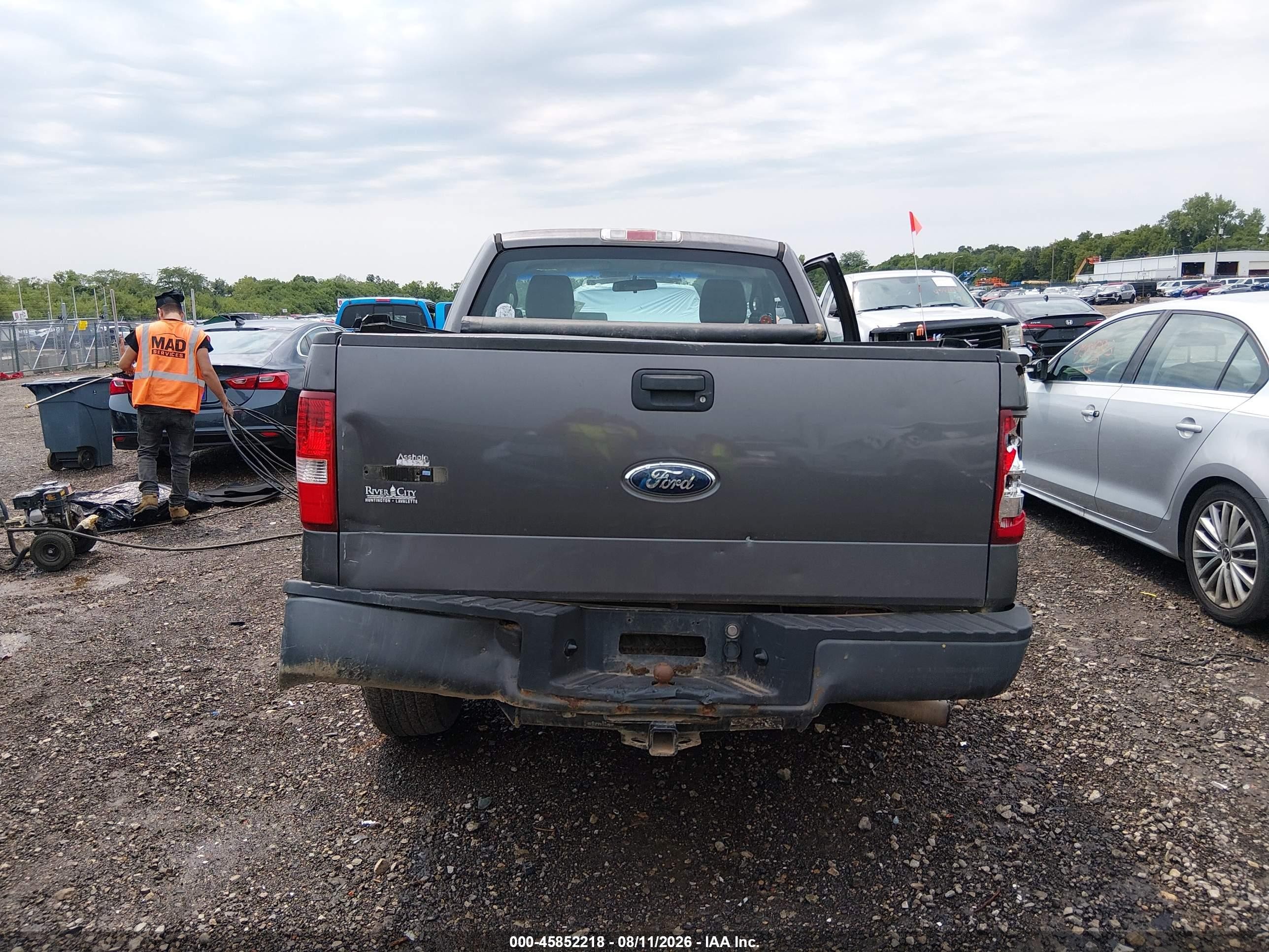 2008 Ford F-150 Stx/xl/xlt Gray vin: 1FTRF12248KB71831