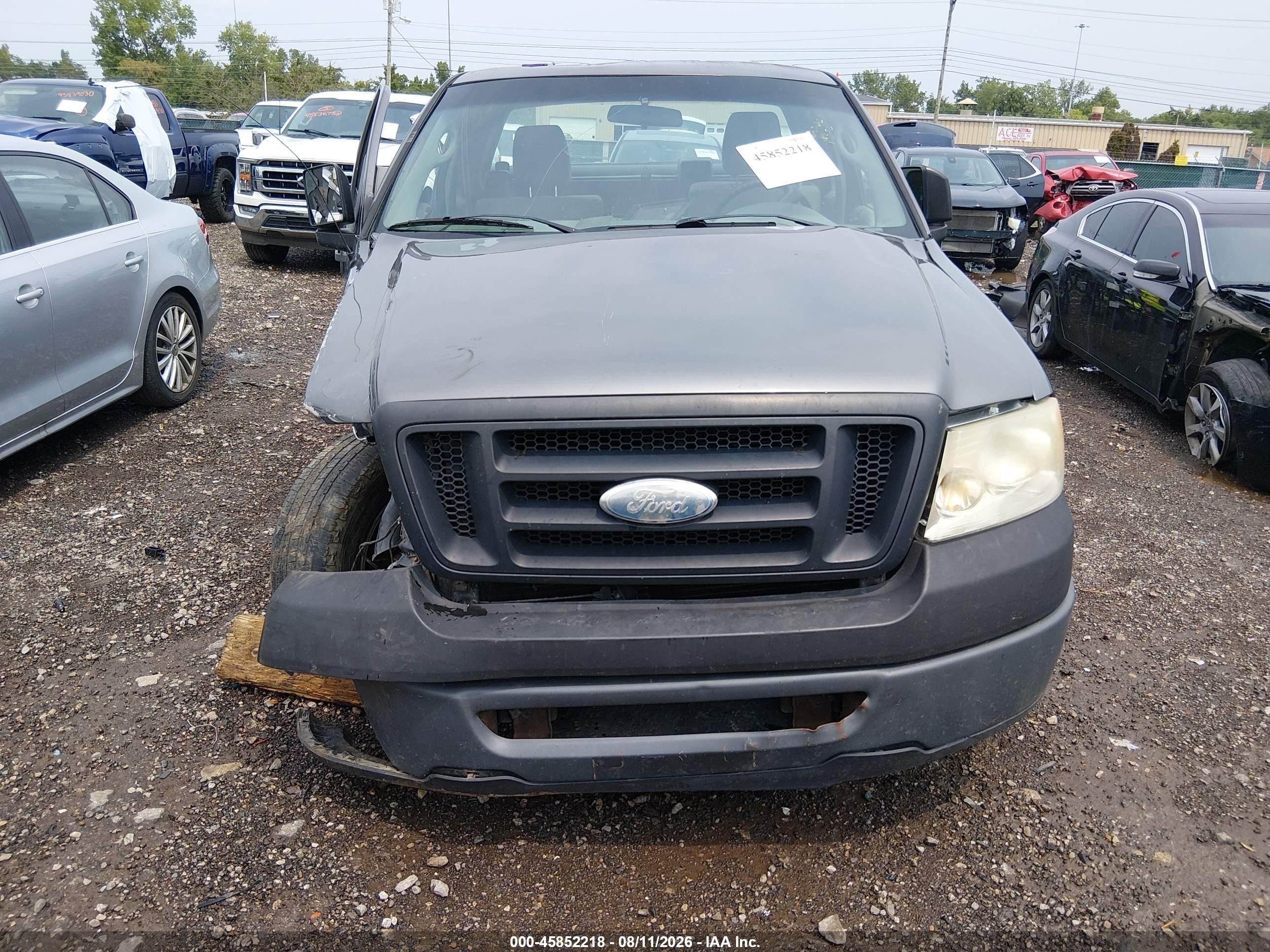2008 Ford F-150 Stx/xl/xlt Gray vin: 1FTRF12248KB71831