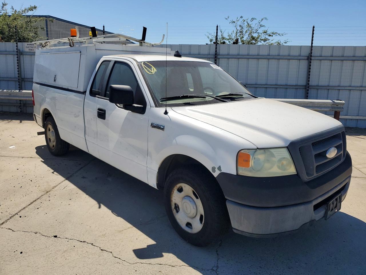 2008 Ford F150 White vin: 1FTRF12248KB87656