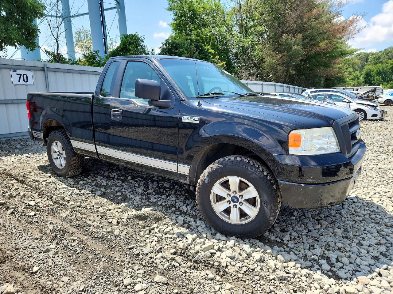 2008 Ford F150 Black vin: 1FTRF12248KC46513