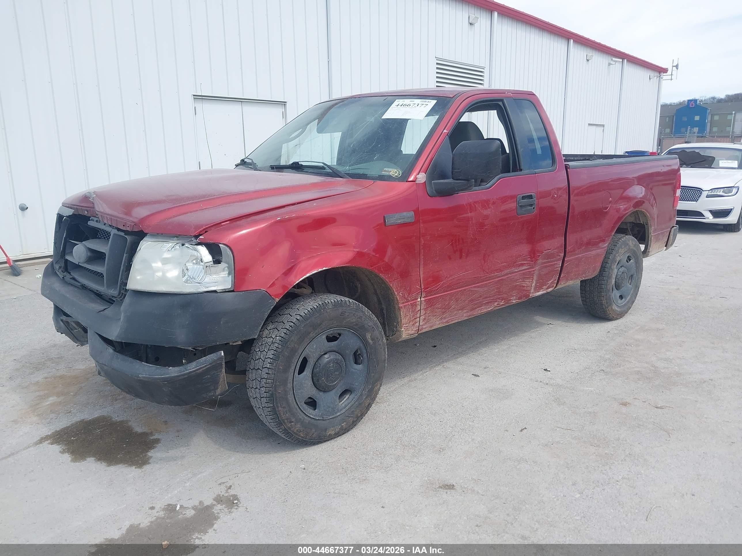 2008 Ford F-150 Stx/xl/xlt Red vin: 1FTRF12248KD45560