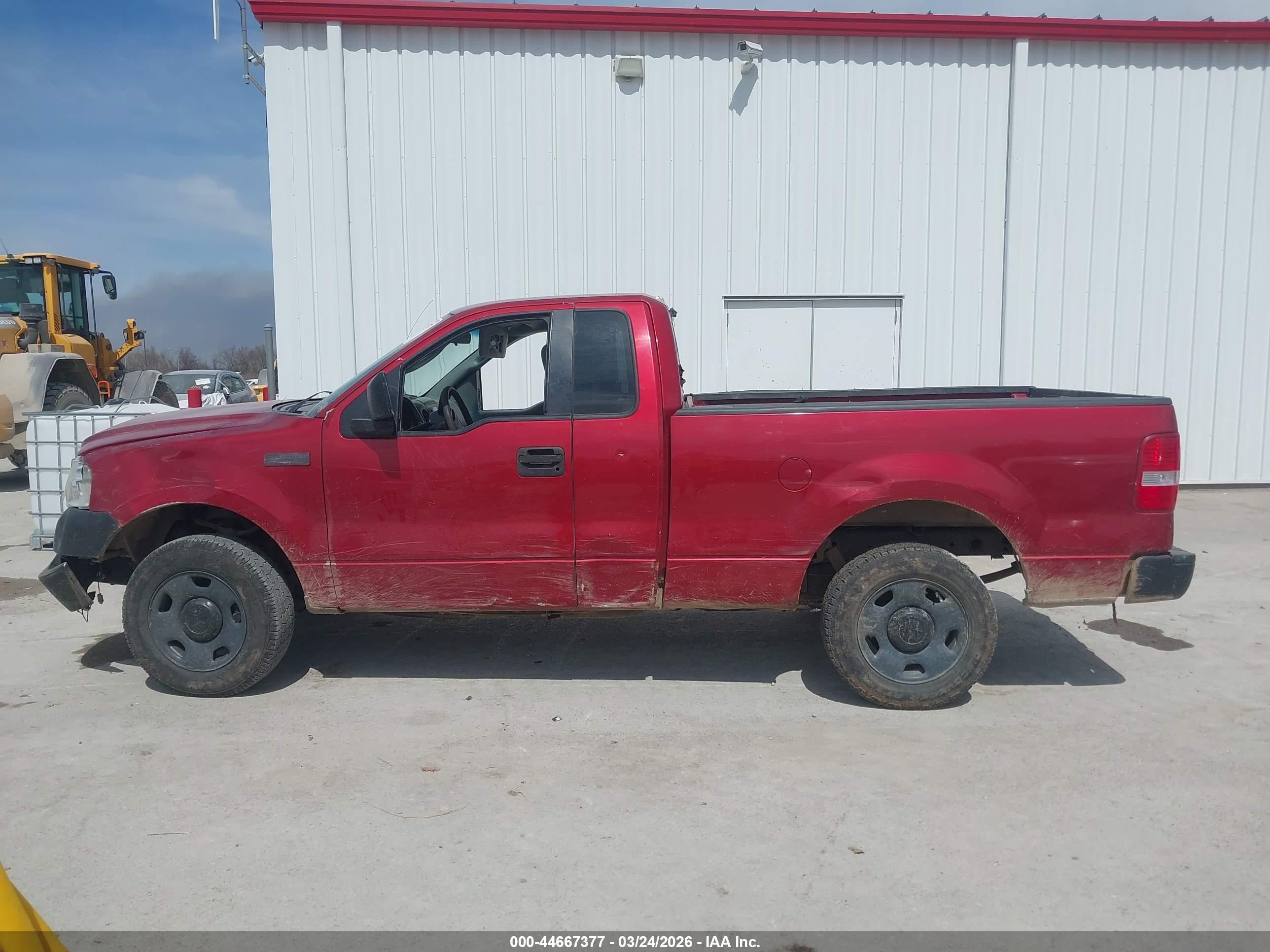 2008 Ford F-150 Stx/xl/xlt Red vin: 1FTRF12248KD45560