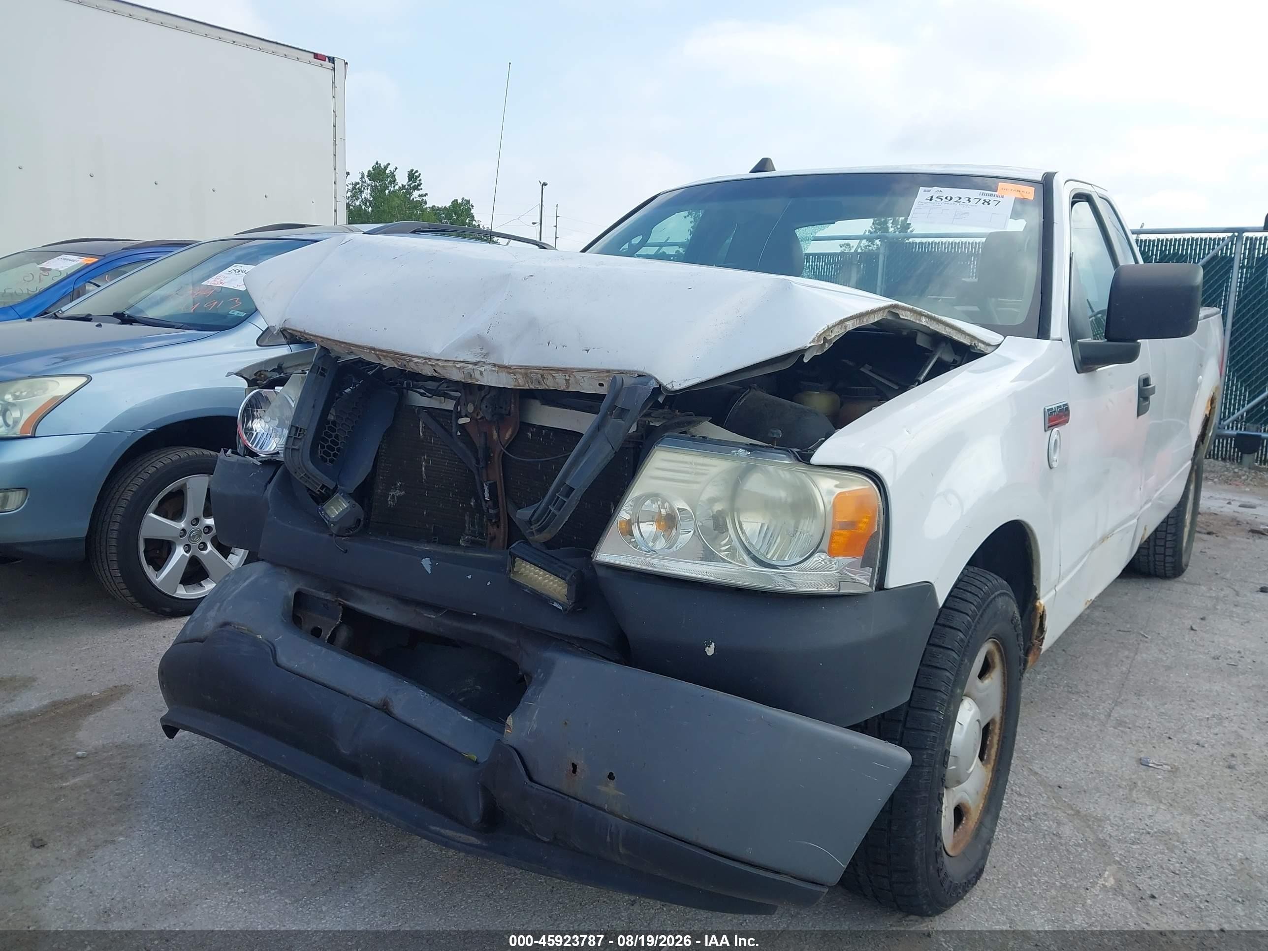 2008 Ford F-150 Stx/xl/xlt White vin: 1FTRF12248KD93592