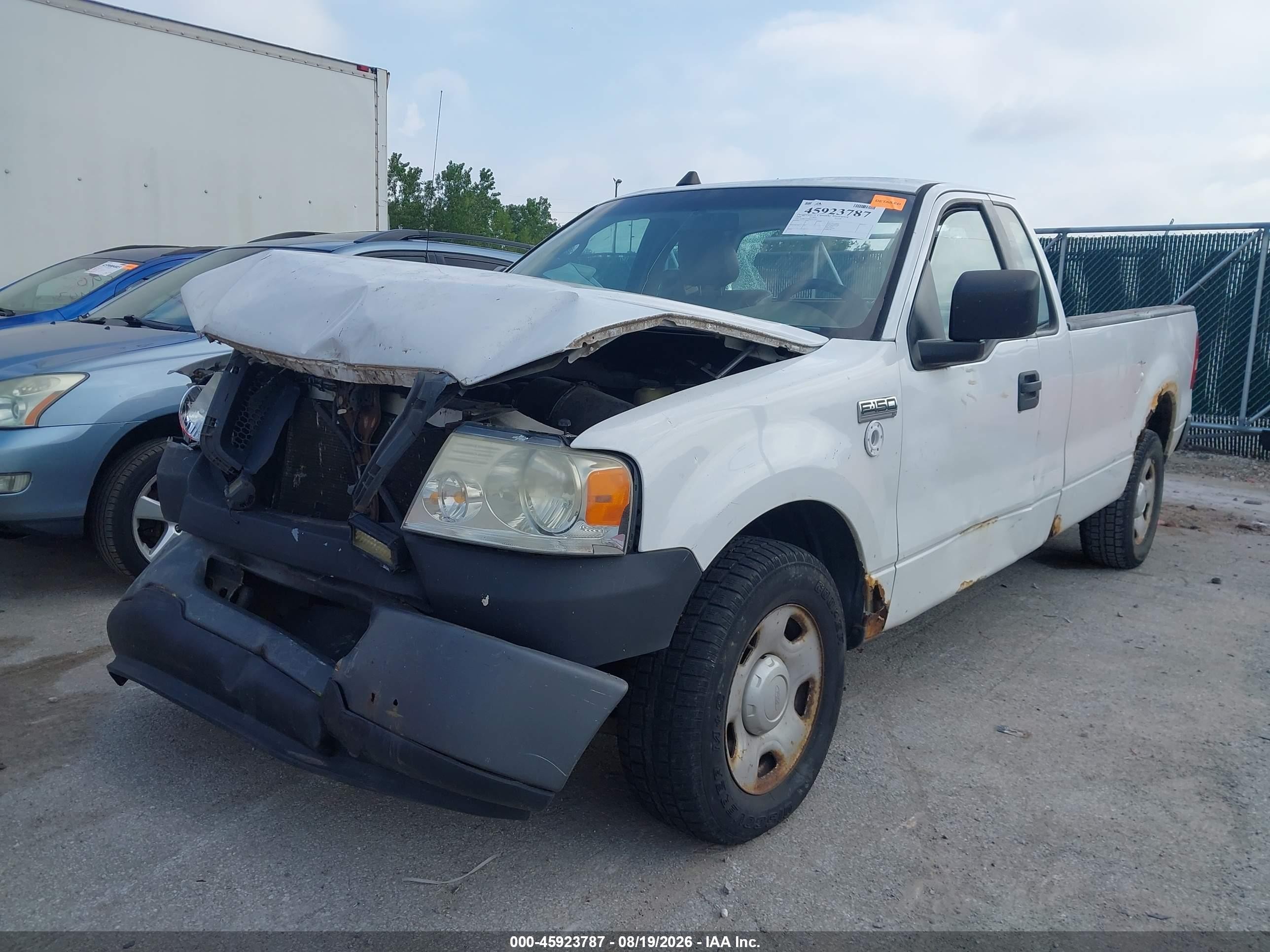 2008 Ford F-150 Stx/xl/xlt White vin: 1FTRF12248KD93592