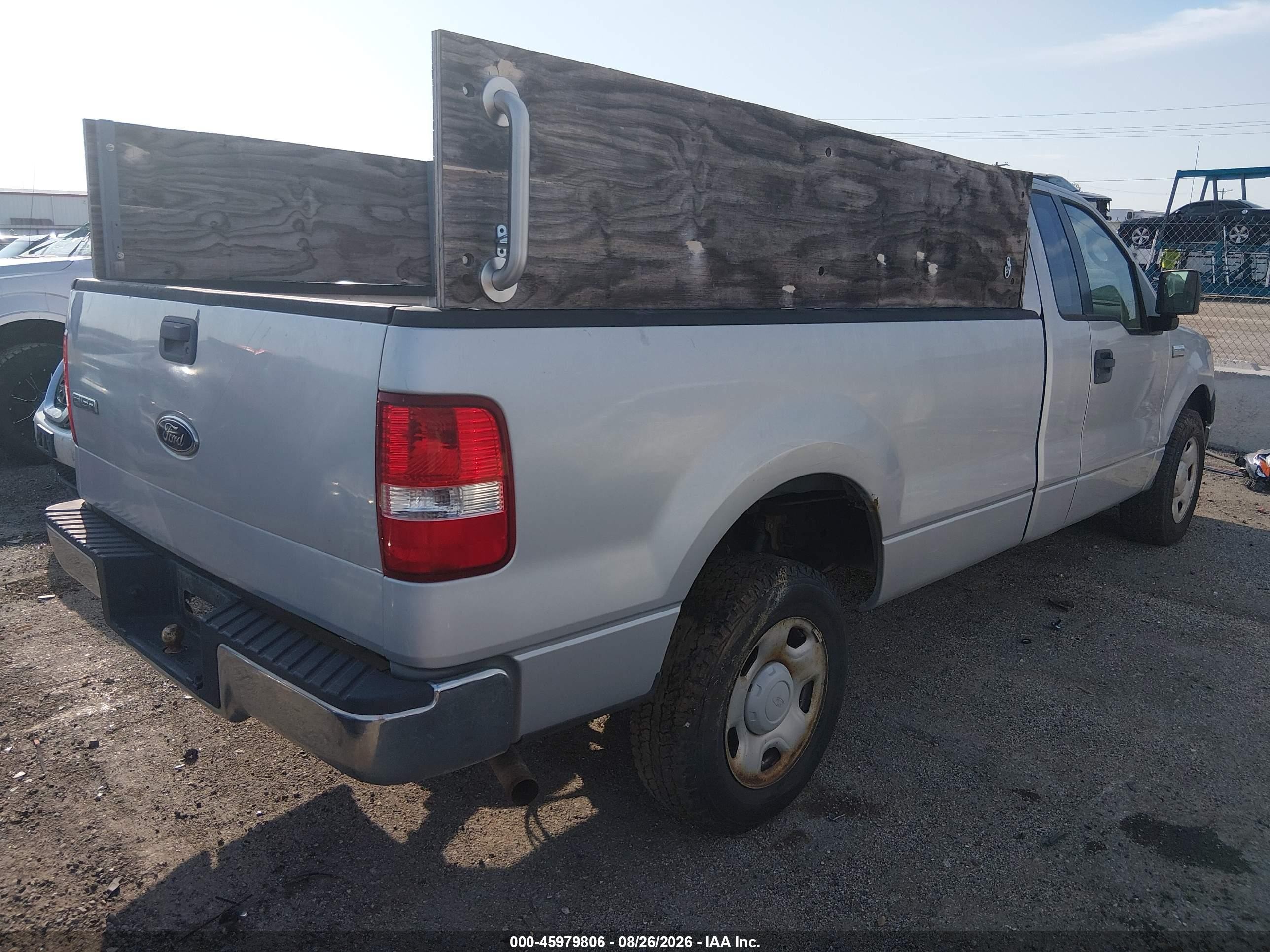 2005 Ford F-150 Stx/xl/xlt Silver vin: 1FTRF12255KF13072