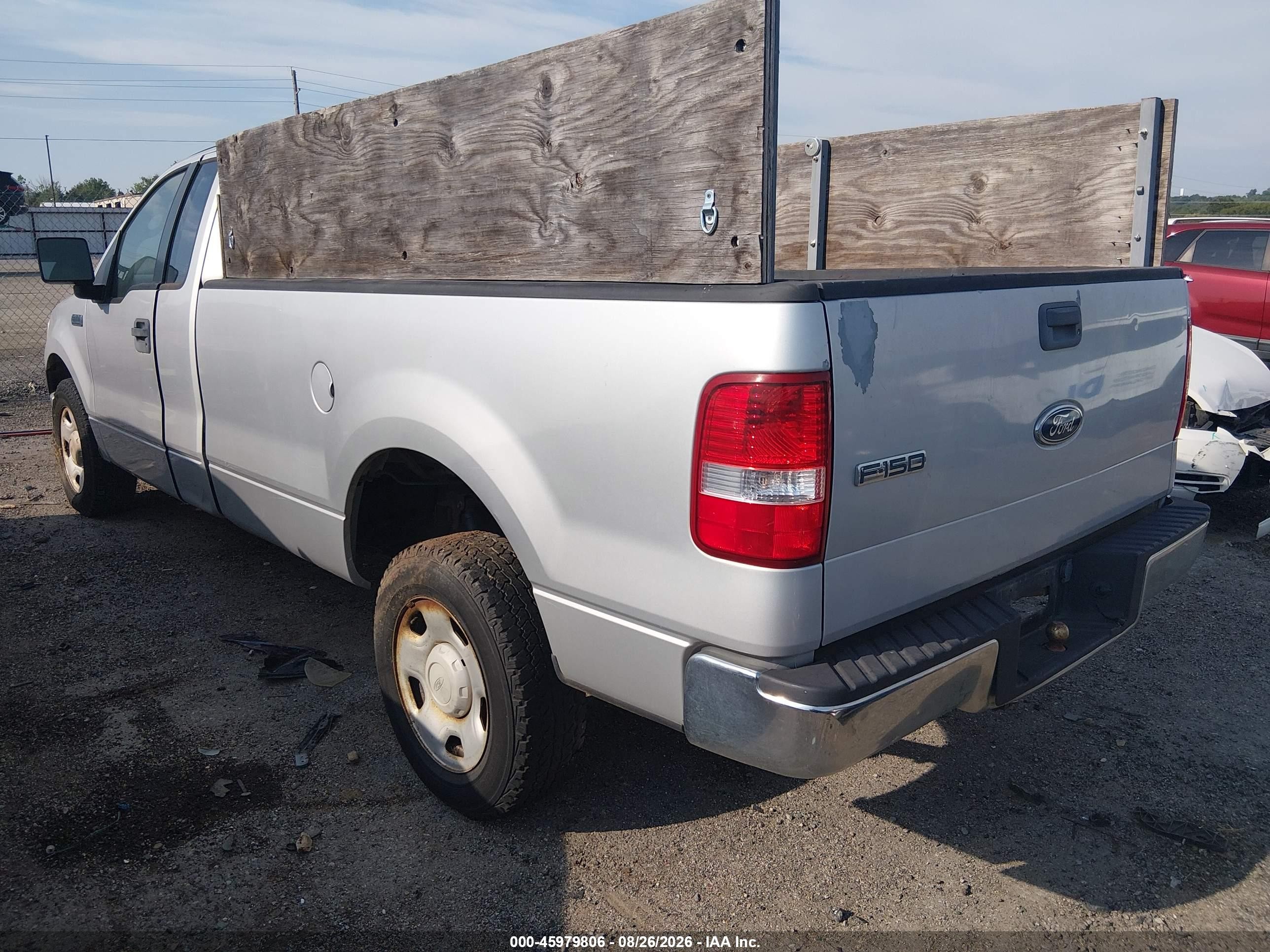 2005 Ford F-150 Stx/xl/xlt Silver vin: 1FTRF12255KF13072