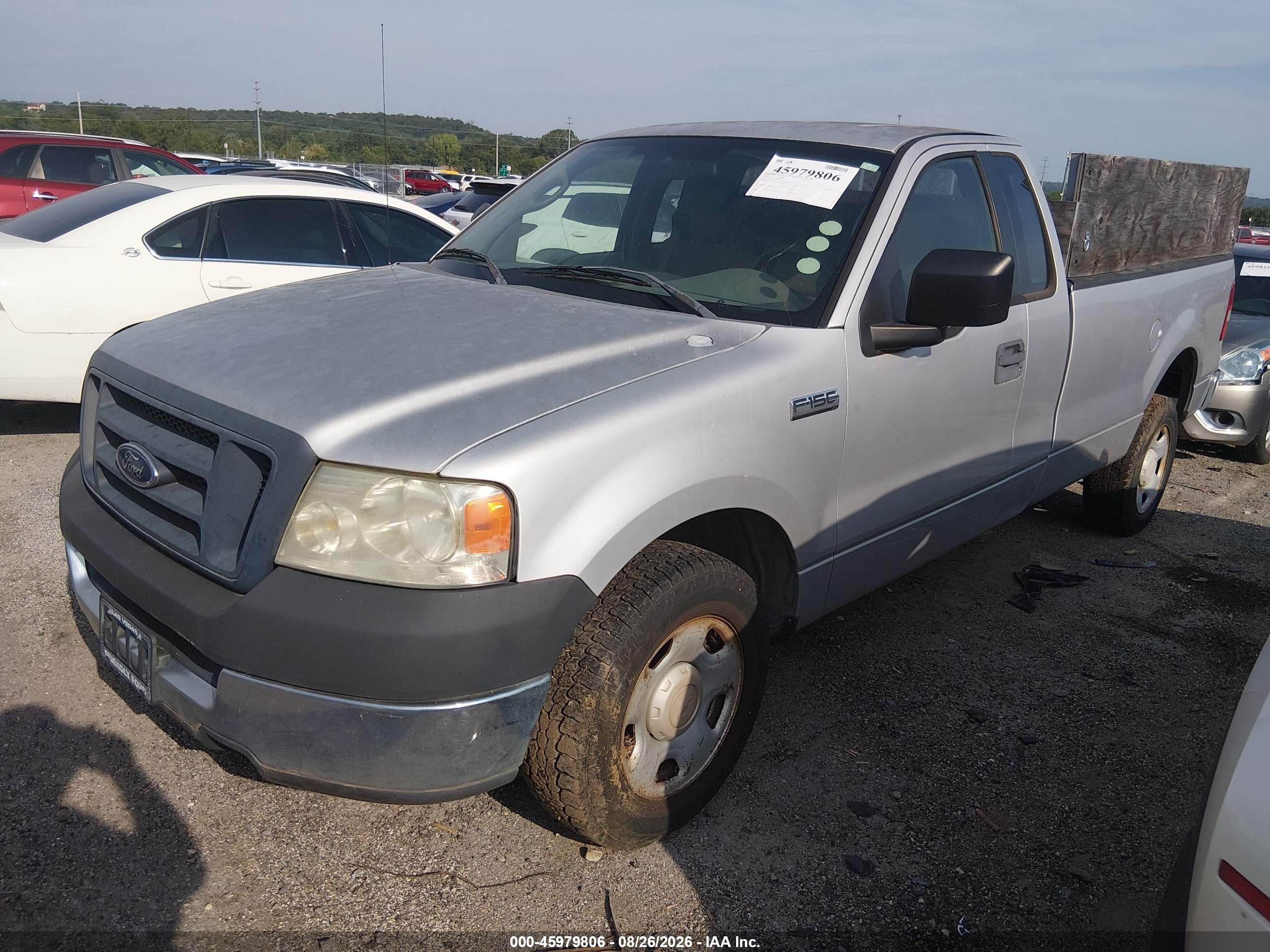 2005 Ford F-150 Stx/xl/xlt Silver vin: 1FTRF12255KF13072