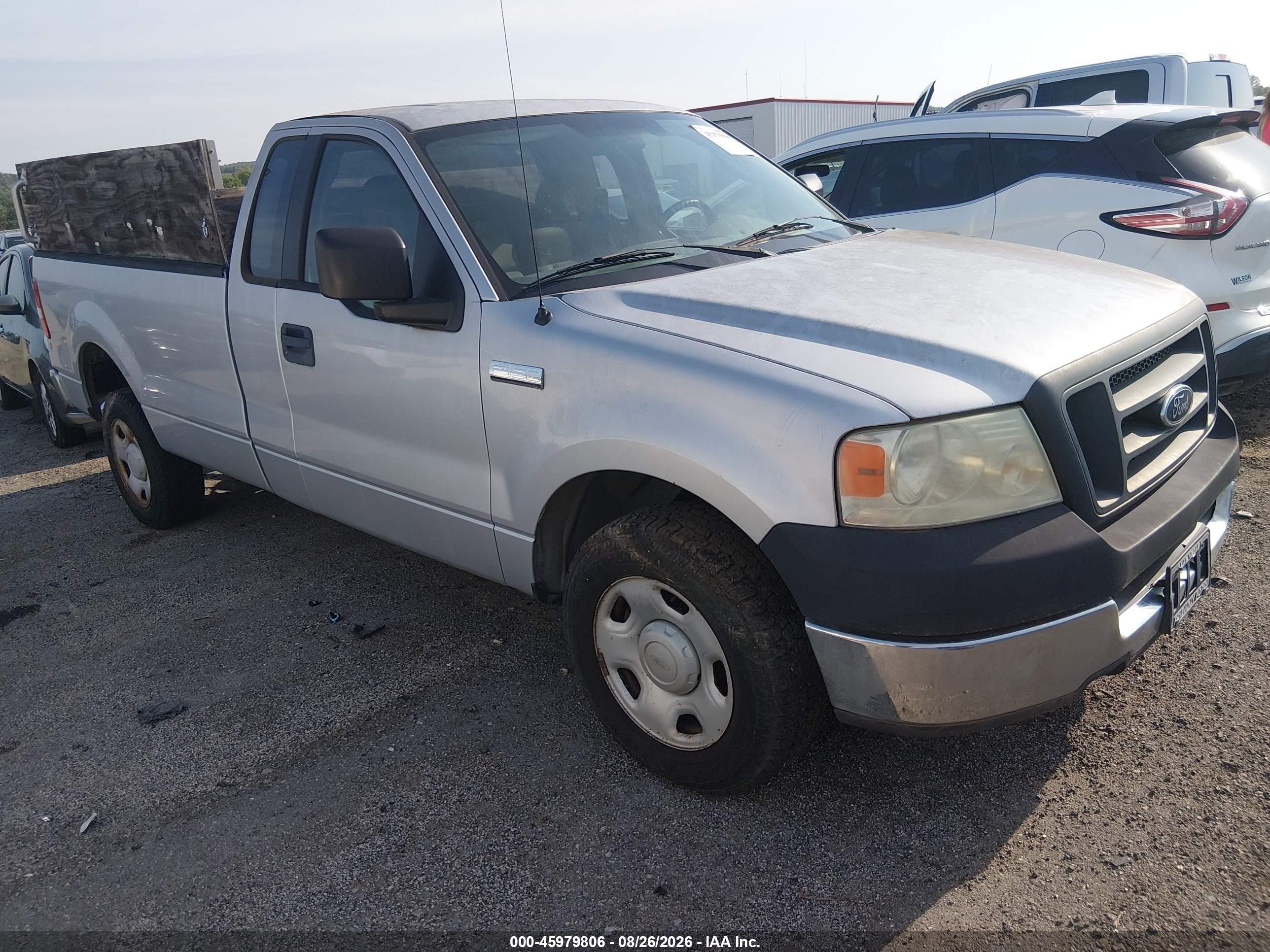 2005 Ford F-150 Stx/xl/xlt Silver vin: 1FTRF12255KF13072