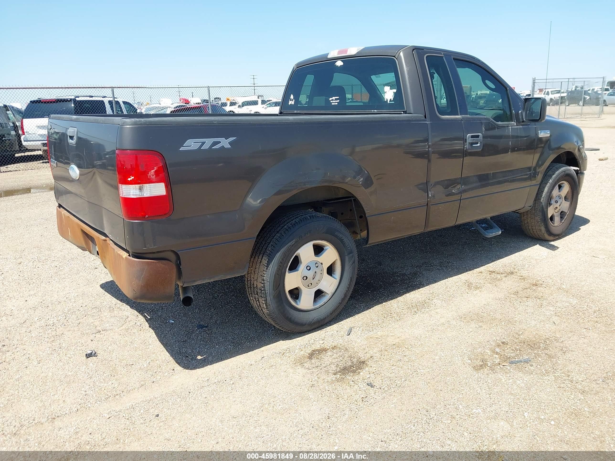 2006 Ford F-150 Stx/xl/xlt Gray vin: 1FTRF12256NB60395
