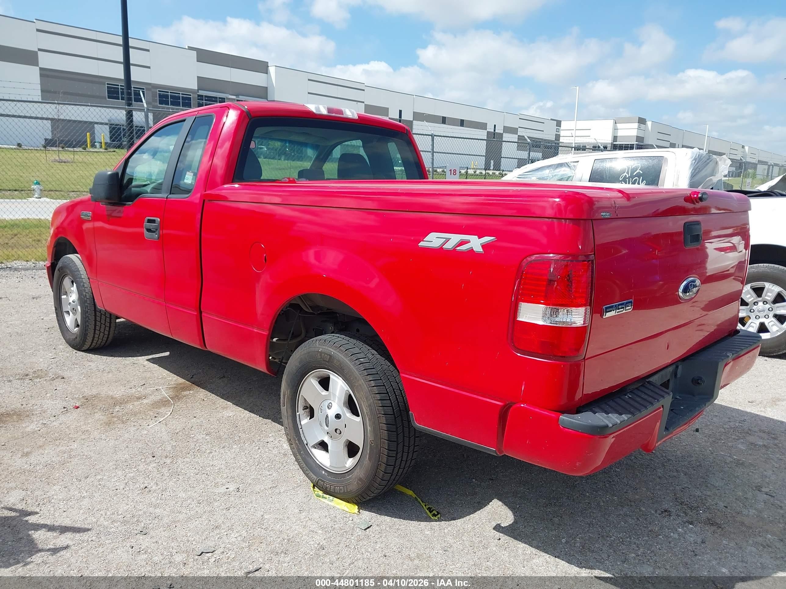 2007 Ford F-150 Stx/xl/xlt Red vin: 1FTRF12257NA01765