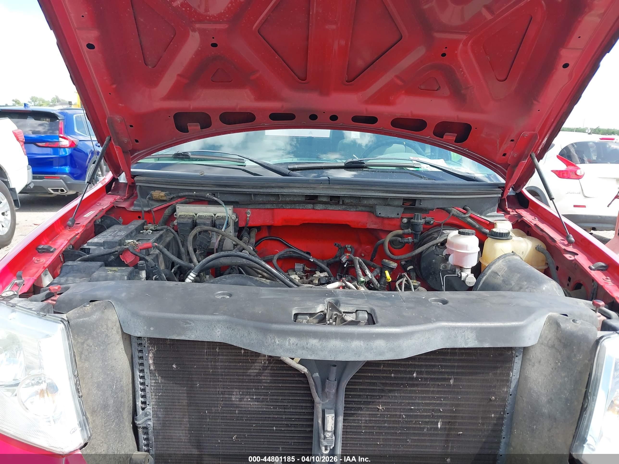 2007 Ford F-150 Stx/xl/xlt Red vin: 1FTRF12257NA01765