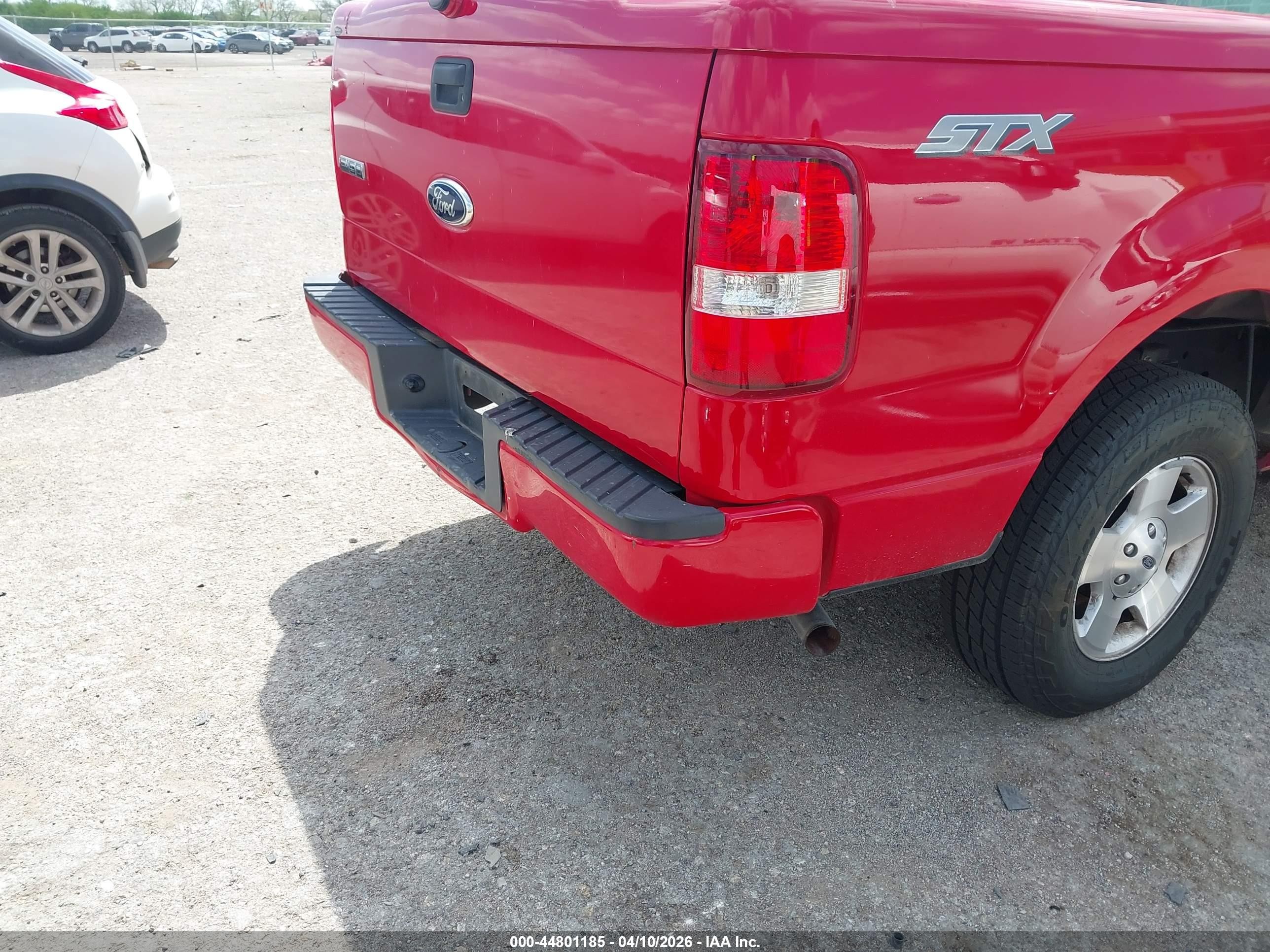 2007 Ford F-150 Stx/xl/xlt Red vin: 1FTRF12257NA01765