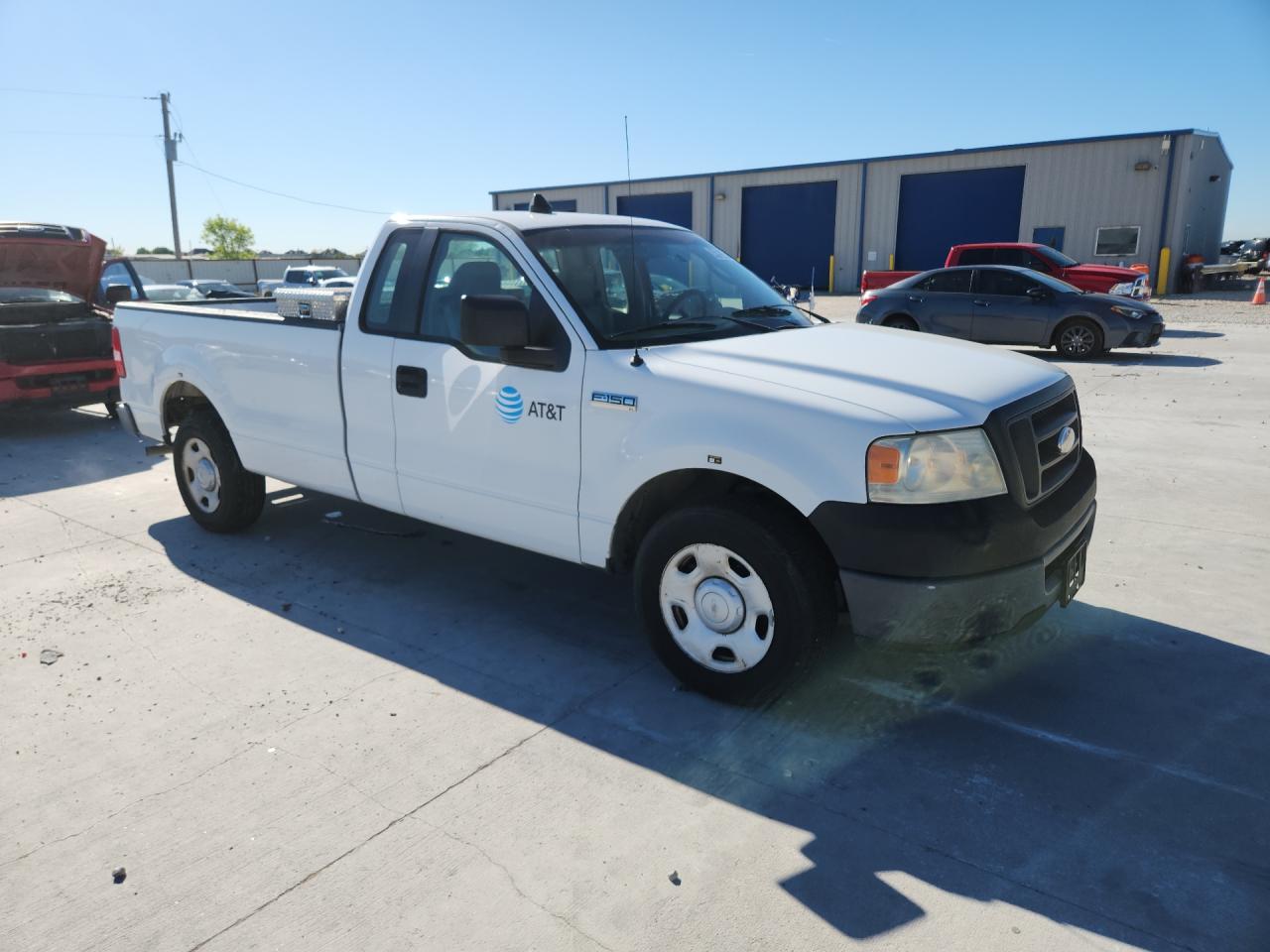 2008 Ford F150 White vin: 1FTRF12258KB87567 Damage: Overall Vehicle, De-Identify, Removal Required