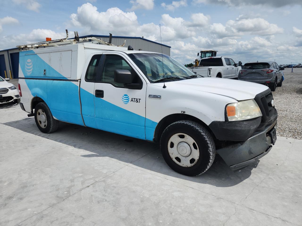 2008 Ford F150 White vin: 1FTRF12258KC10782 Damage: Right Rear Door, Multiple Scratches Light, 5