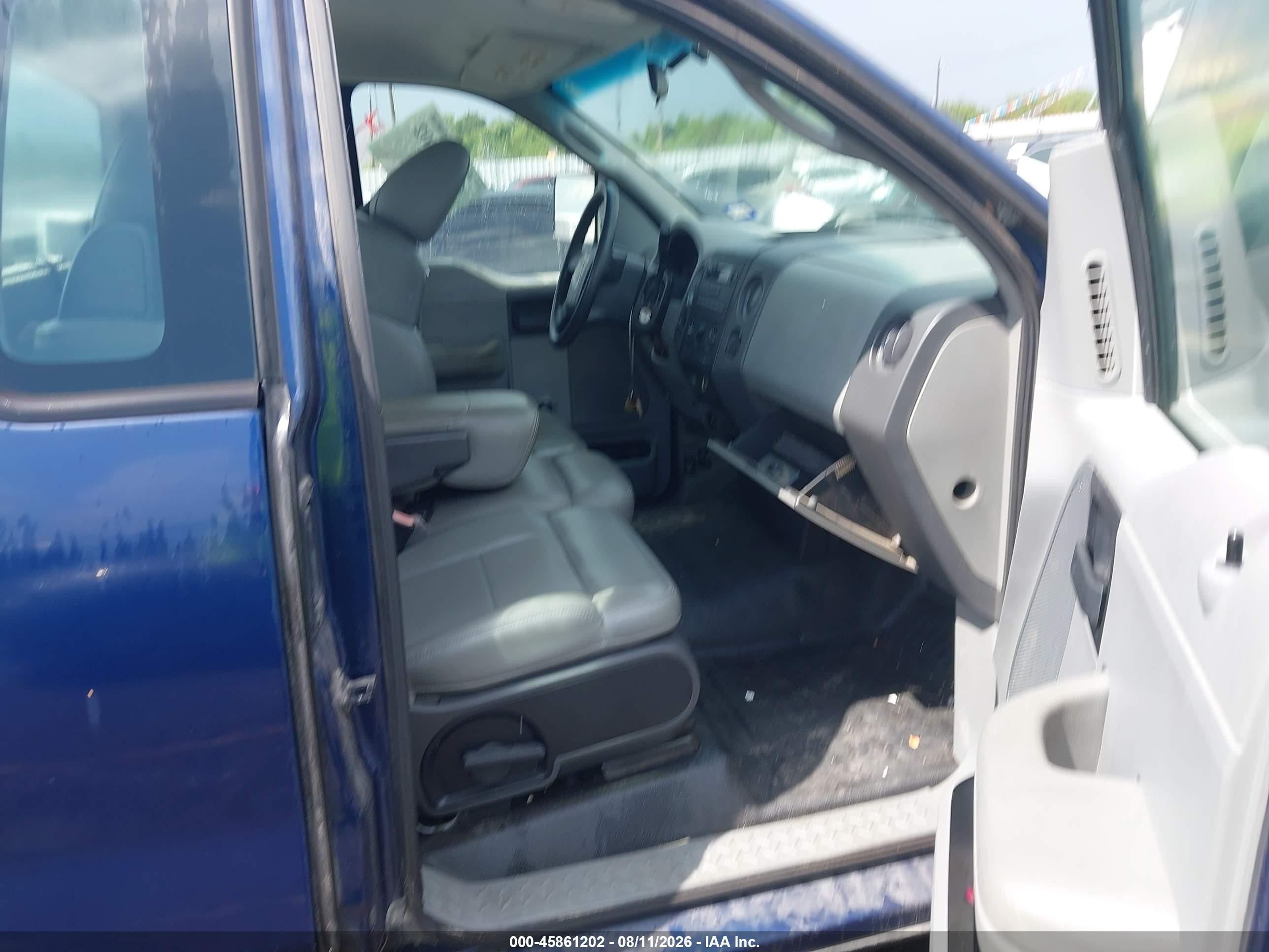 2008 Ford F-150 Stx/xl/xlt Blue vin: 1FTRF12258KC27694