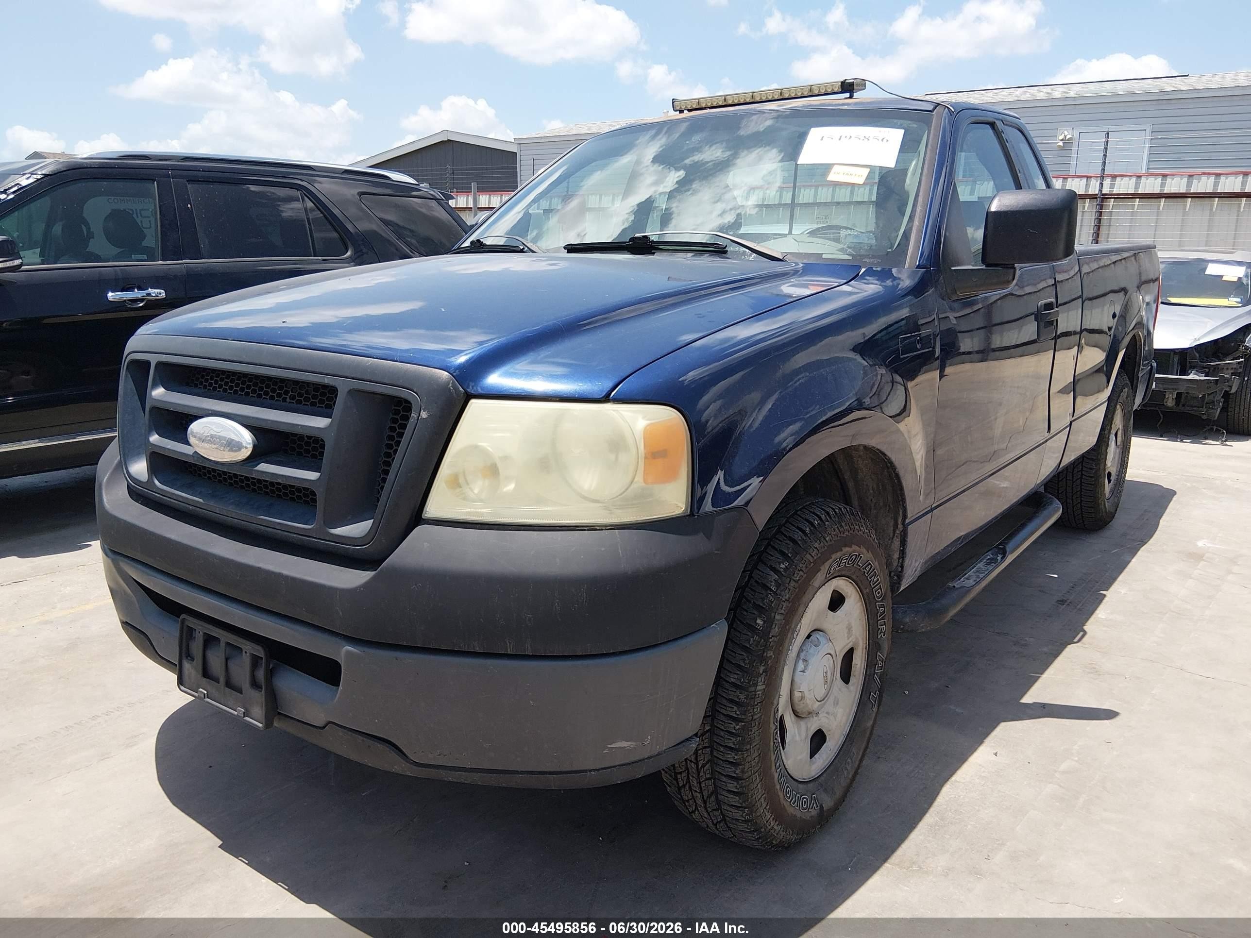 2008 Ford F-150 Stx/xl/xlt Dark Blue vin: 1FTRF12258KC54619