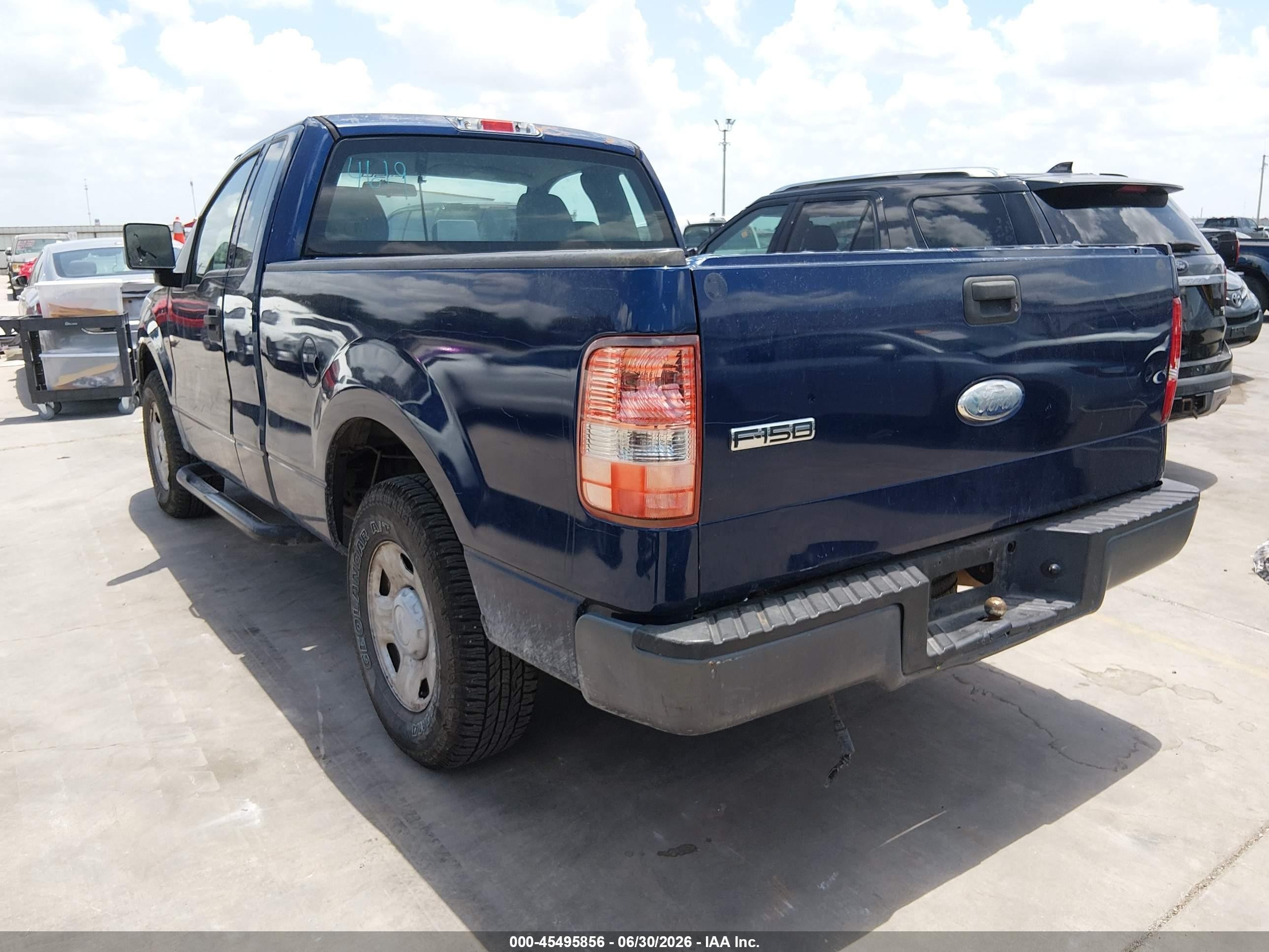 2008 Ford F-150 Stx/xl/xlt Dark Blue vin: 1FTRF12258KC54619