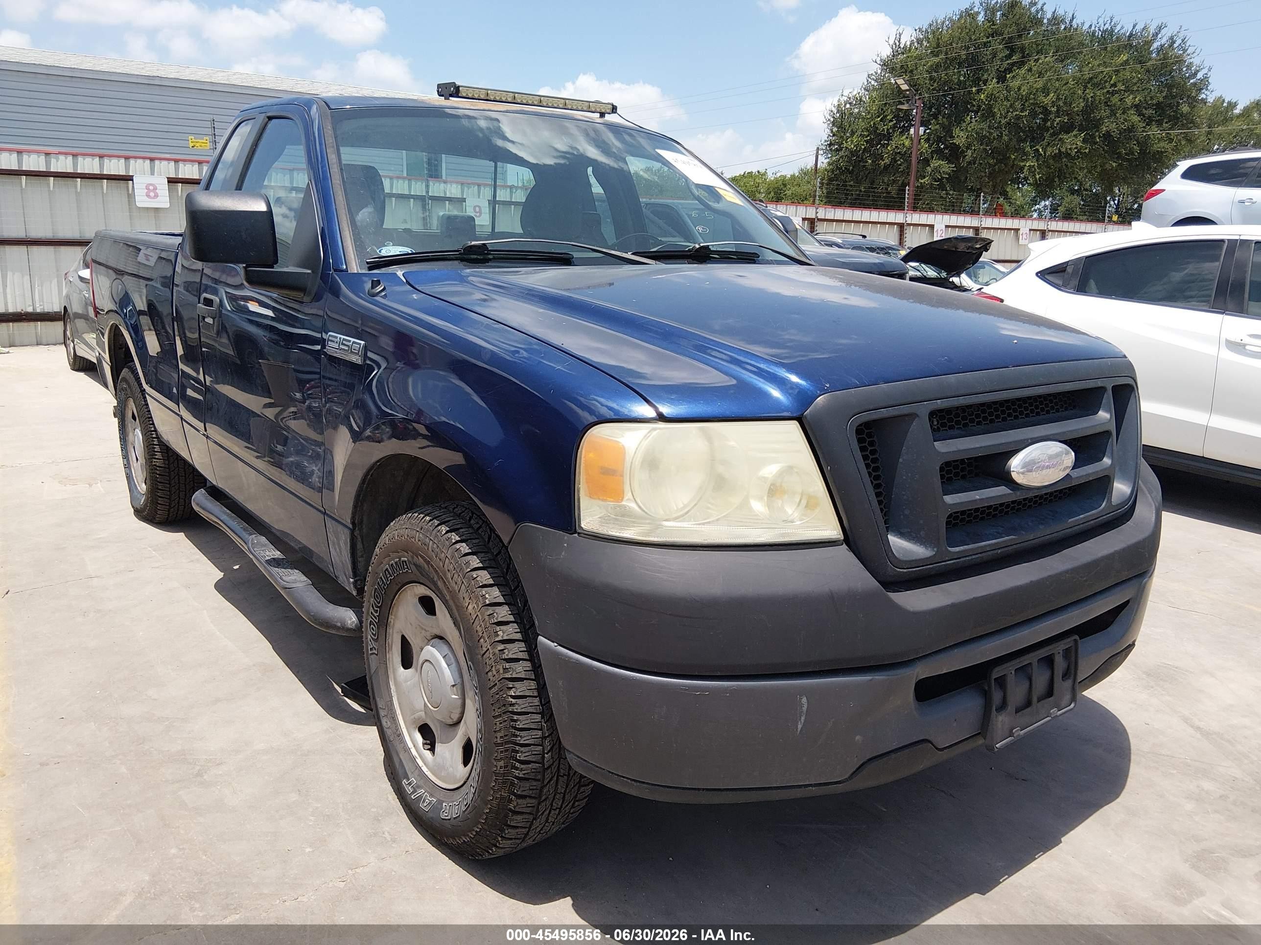 2008 Ford F-150 Stx/xl/xlt Dark Blue vin: 1FTRF12258KC54619