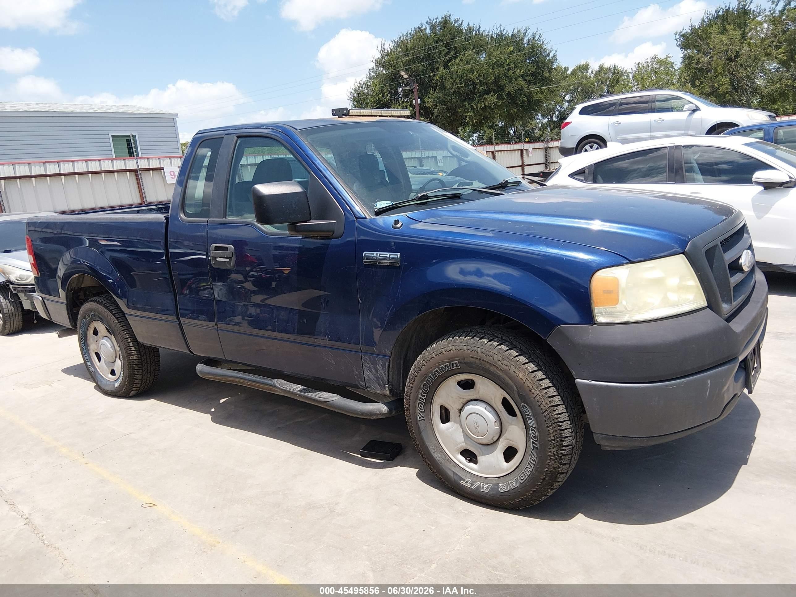 2008 Ford F-150 Stx/xl/xlt Dark Blue vin: 1FTRF12258KC54619