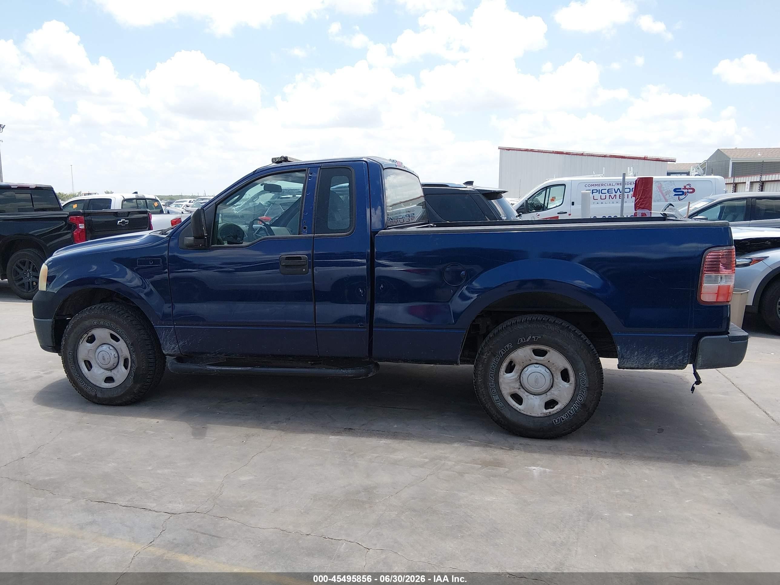 2008 Ford F-150 Stx/xl/xlt Dark Blue vin: 1FTRF12258KC54619
