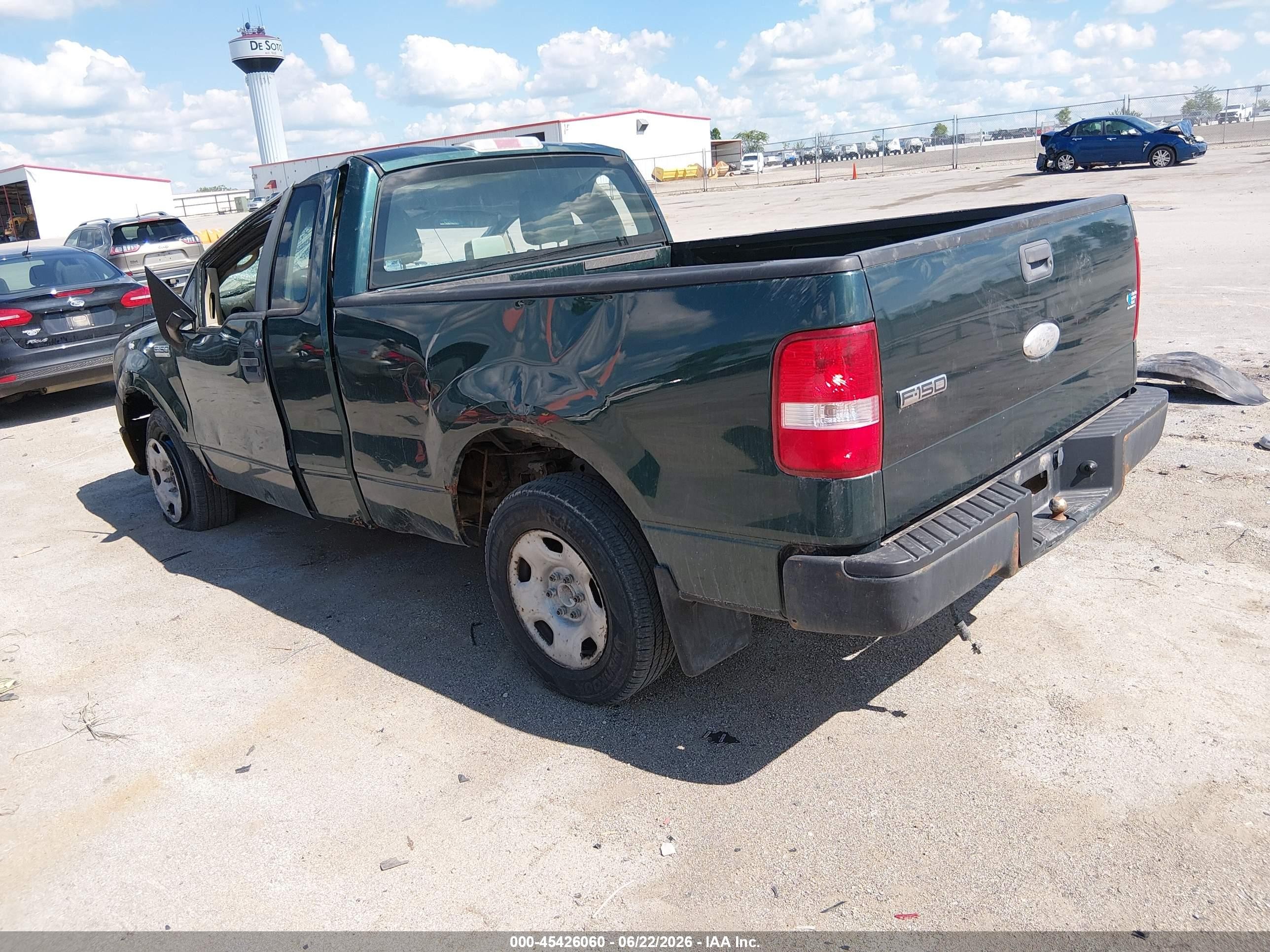2008 Ford F-150 Stx/xl/xlt Green vin: 1FTRF12258KC57262