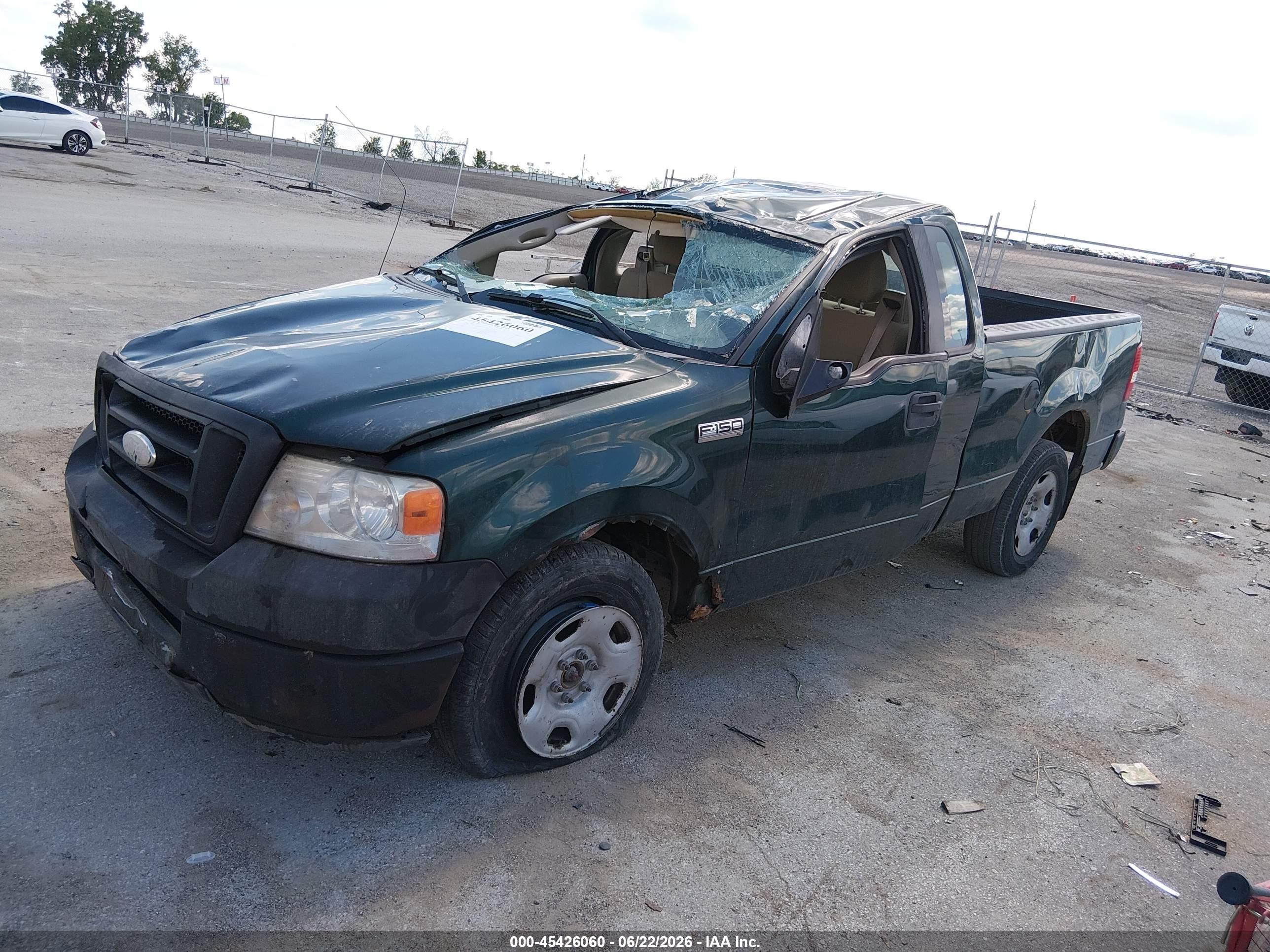 2008 Ford F-150 Stx/xl/xlt Green vin: 1FTRF12258KC57262